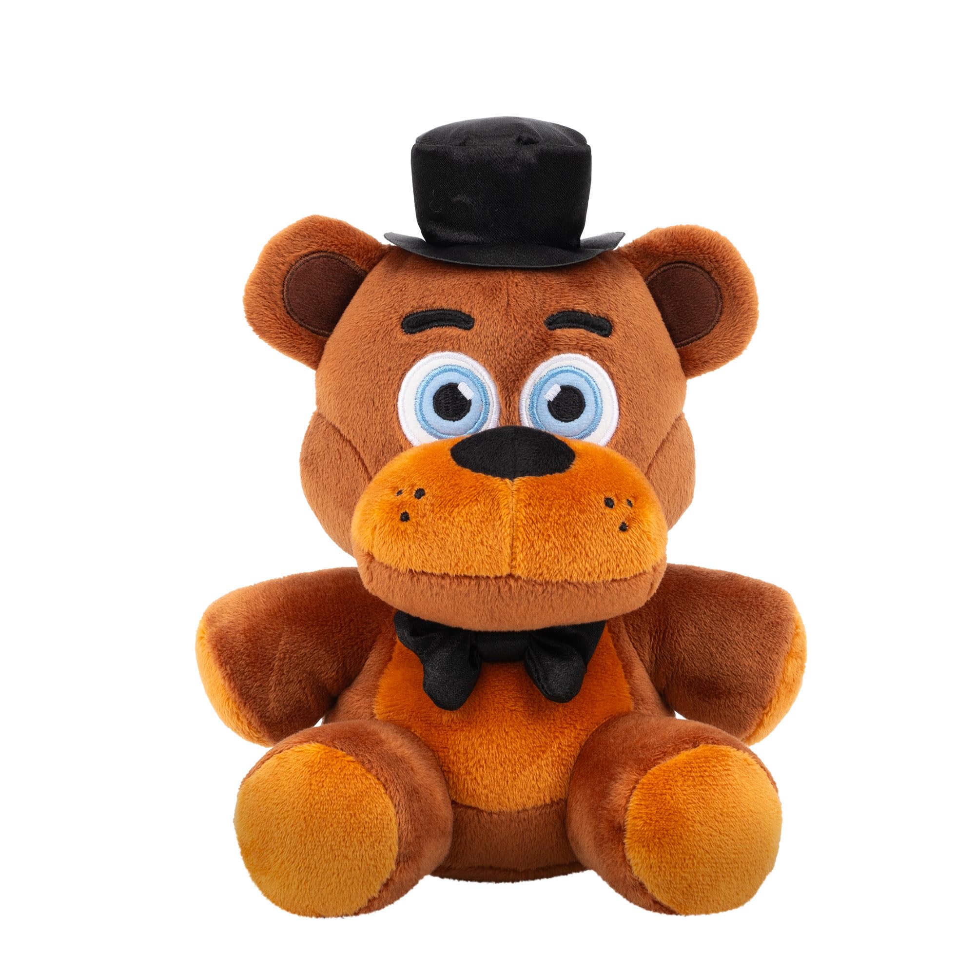 Five Nights at Freddy's Classic Freddy Plush - 8-Inch Glow-in-the-Dark Eyes Plush Toy