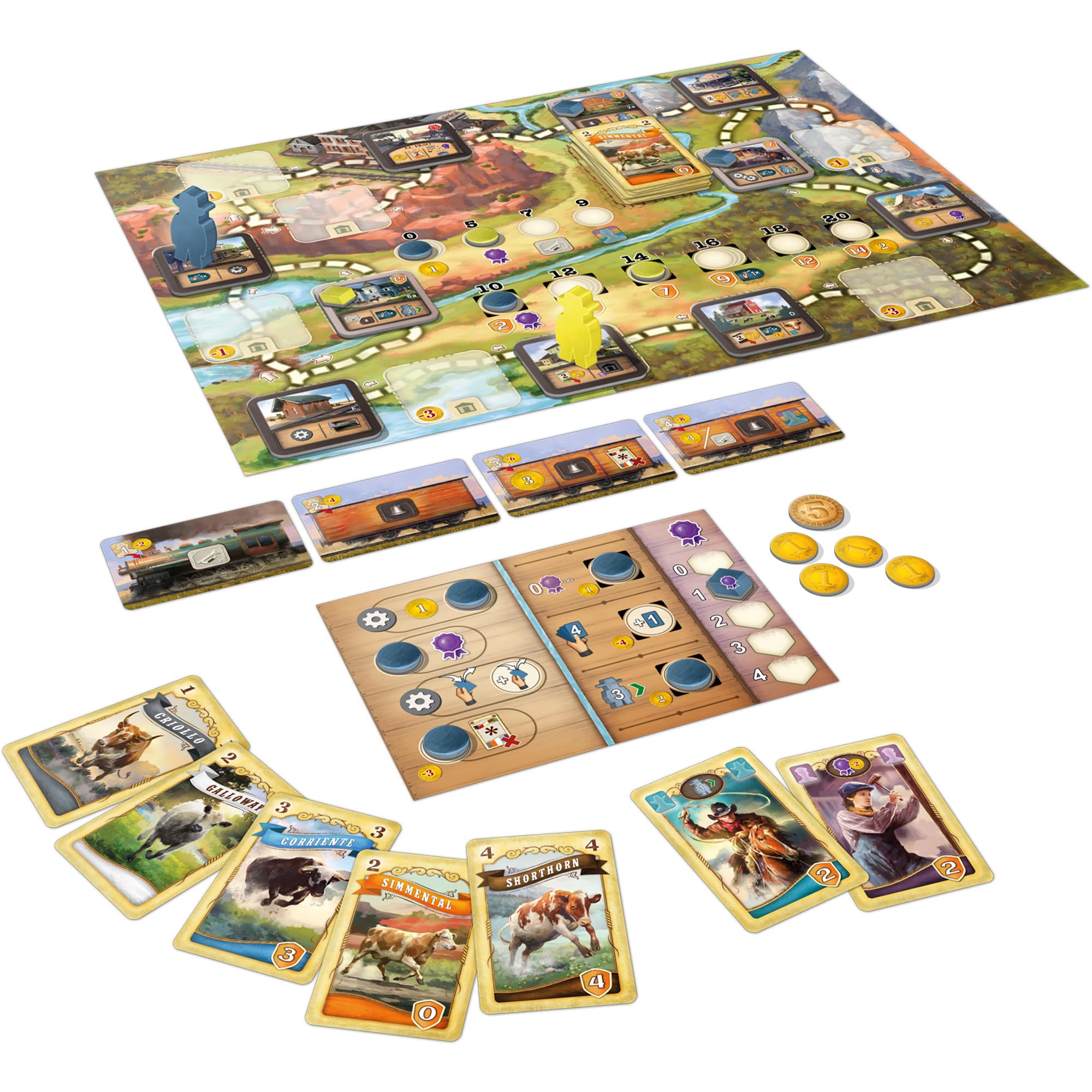 Lookout Great Western Trail: El Paso Brettspiel