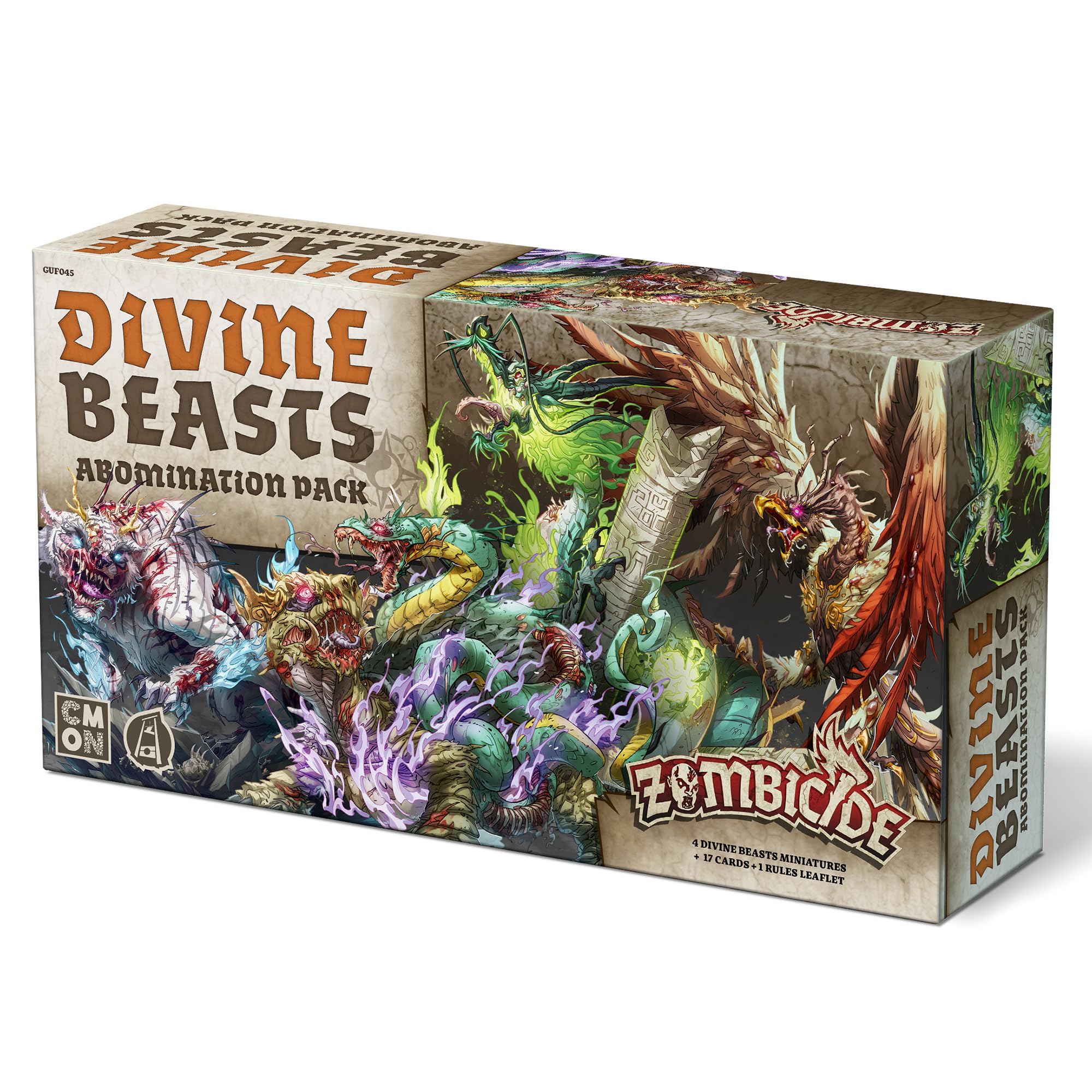 CMON Zombicide: White Death Expansion – Divine Beasts Brettspiel-Erweiterung