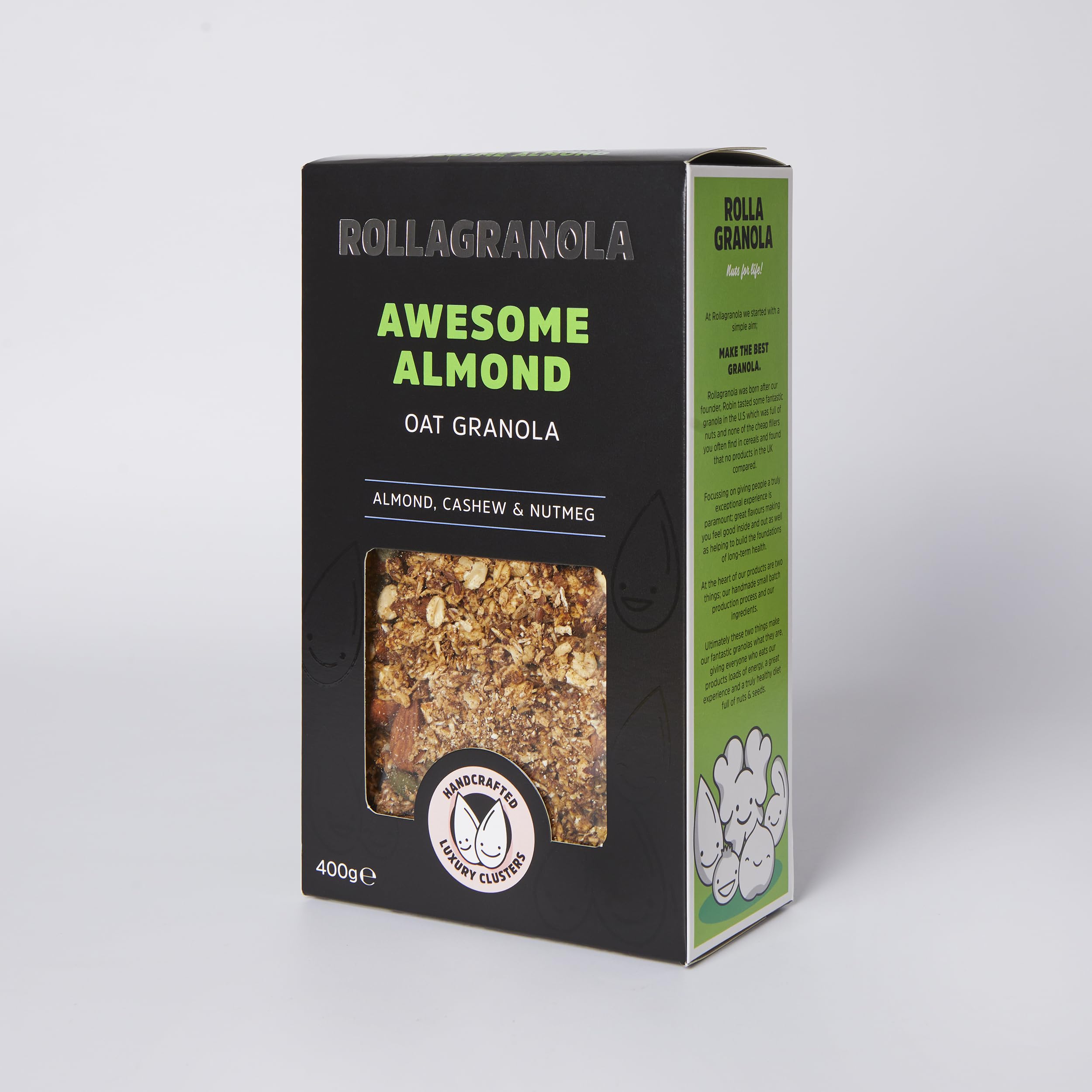 Rollagranola – Tolles Mandel-Hafer-Granola 400 g