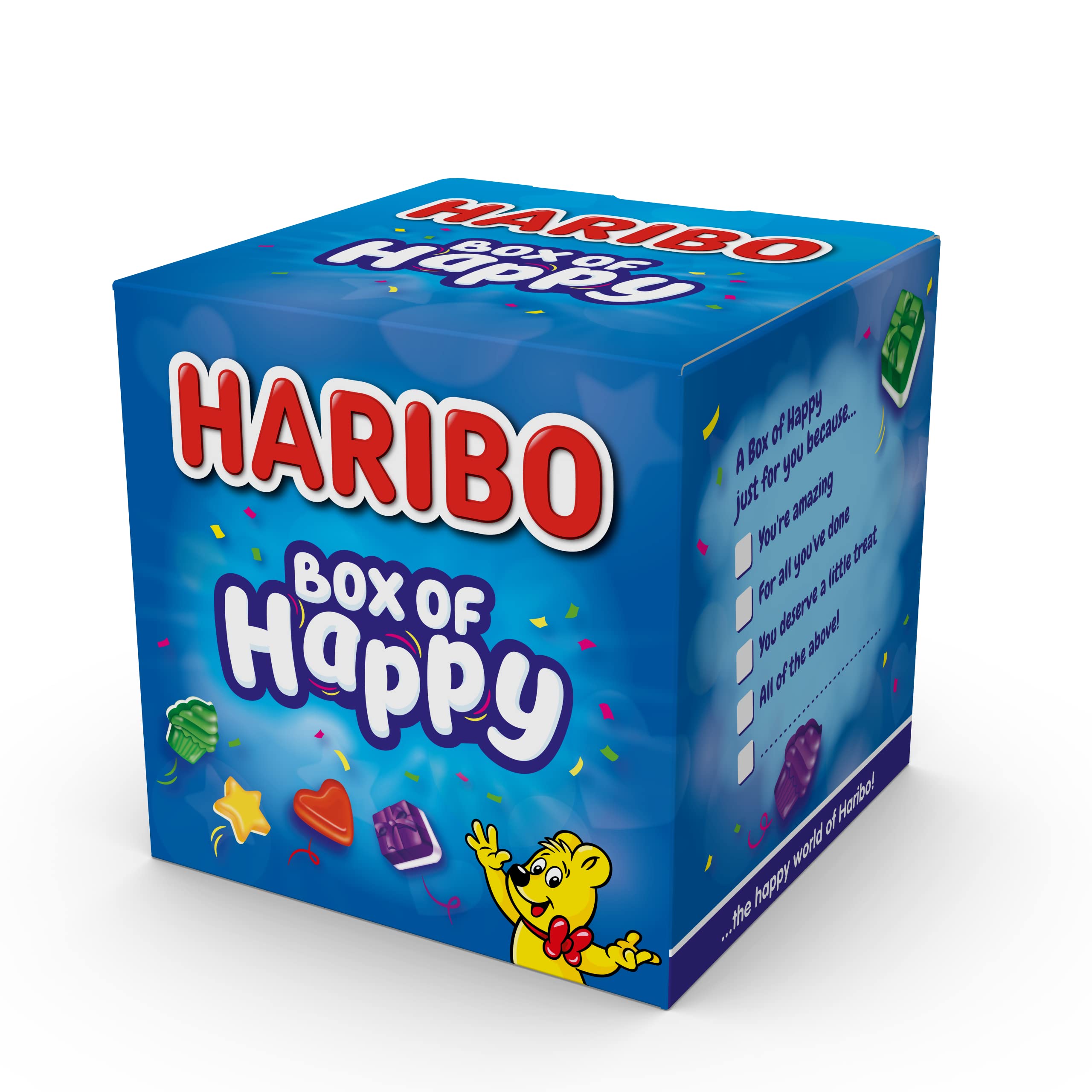 HARIBO Happy Sweets Sharing Geschenkbox - Fruchtgummis, 120g