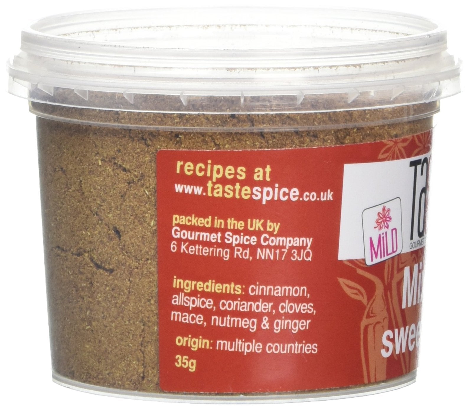 Gourmet Spice Company Süße Gewürzmischung 35 g - Aromatische Backmischung für Kuchen, Torten & Porridge