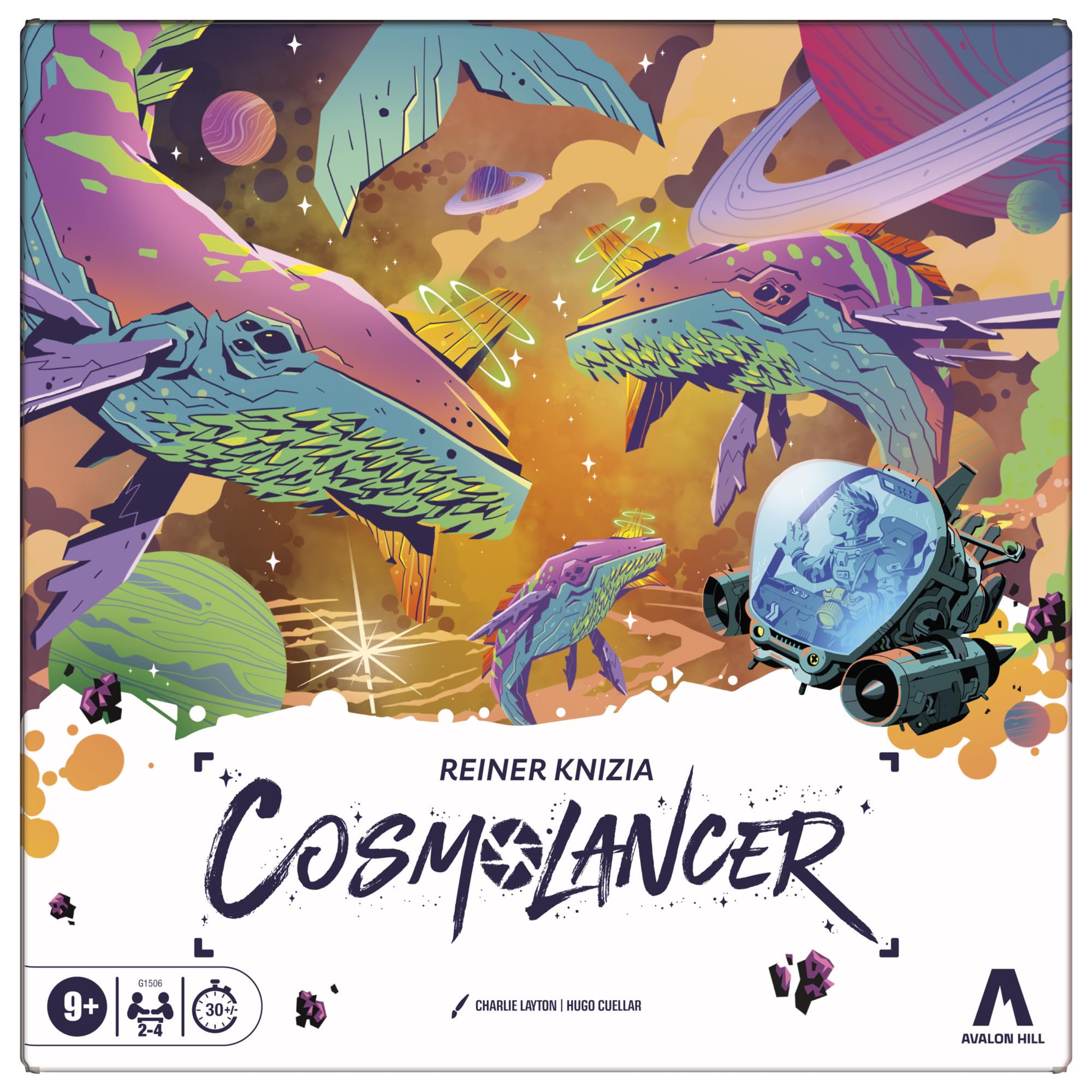 Reiner Knizia Cosmolancer Strategie-Brettspiel