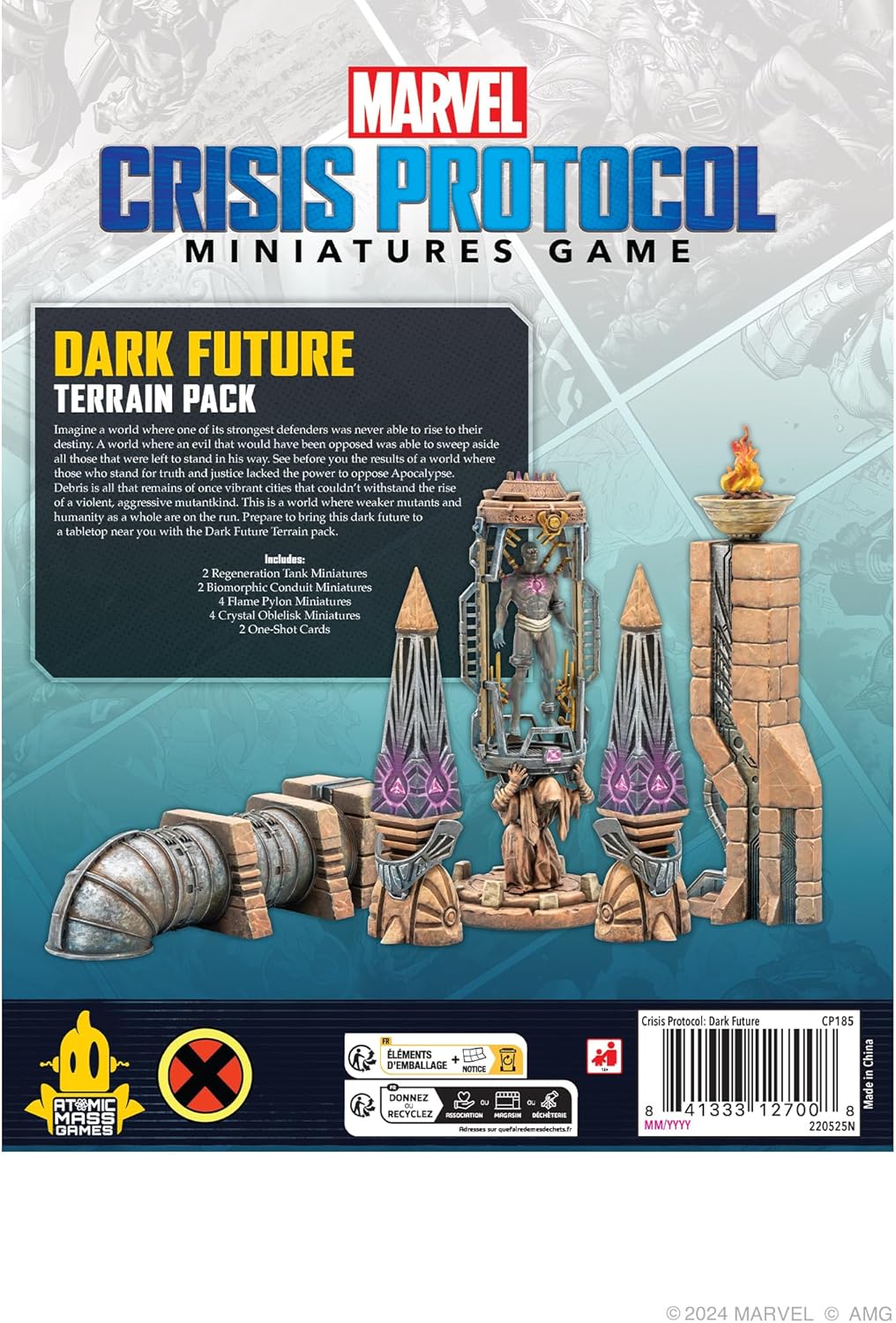 Atomic Mass Games Marvel Crisis Protocol: Dark Future Terrain Pack Miniatur (AMGCP185)