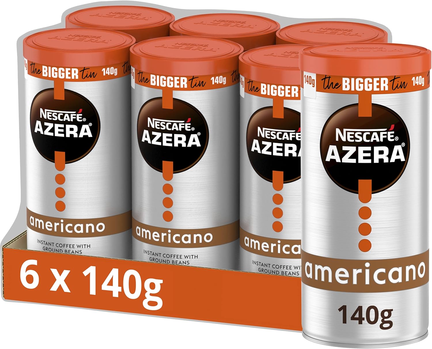 NESCAFÉ Azera Americano Instantkaffee 140 g (6er-Pack)