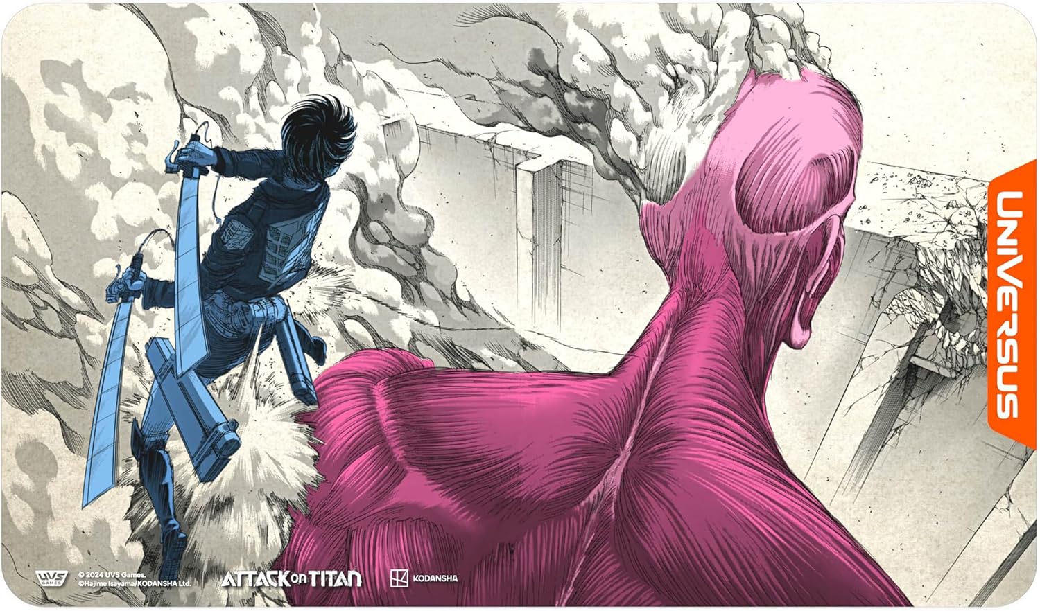 UniVersus Attack on Titan: Origins of Power Lethal Strike Spielmatte 24 x 14