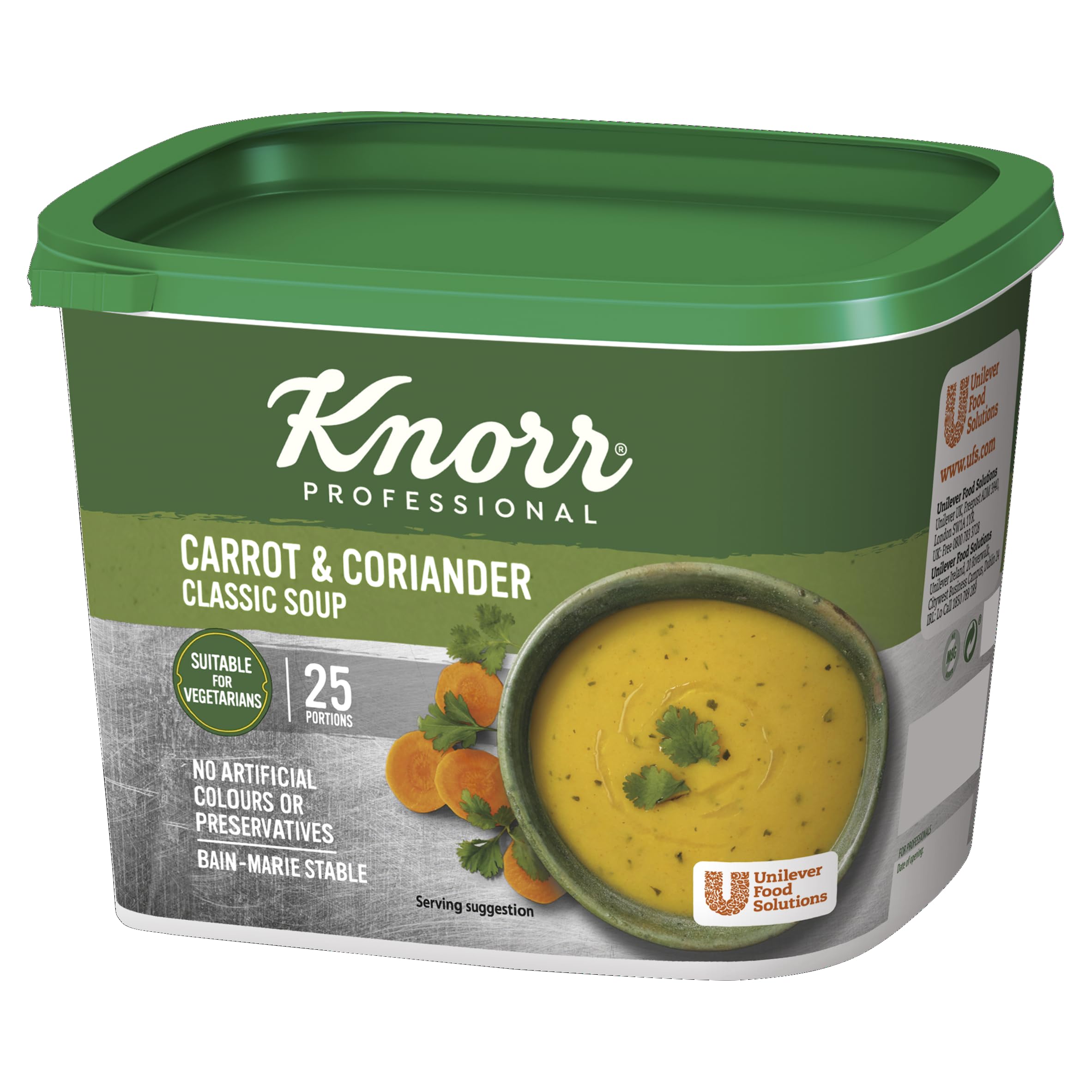 Knorr Klassische Karotten-Koriander-Suppe, 25 Portionen (ergibt 4,25 l)