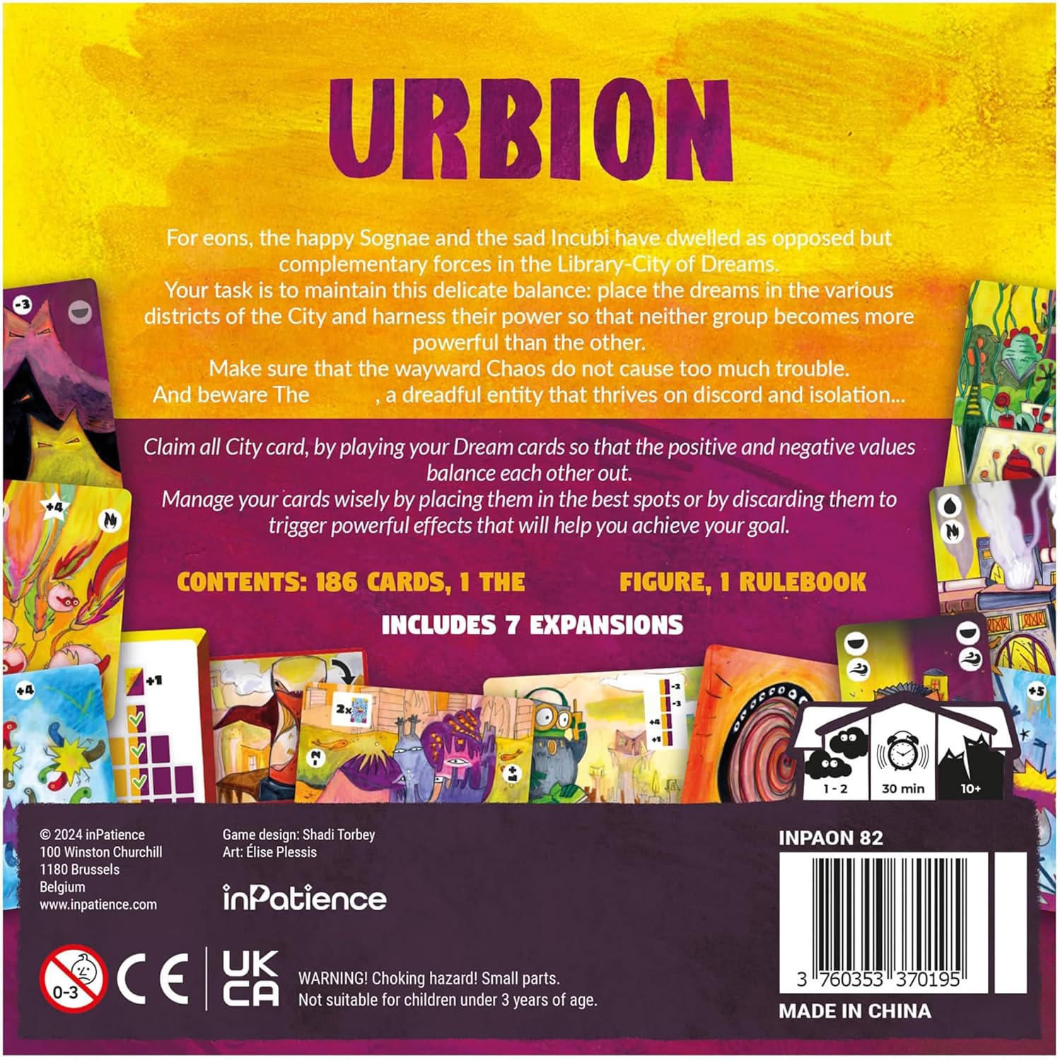 inPatience Urbion Kooperatives Kartenspiel (2. Ausgabe)