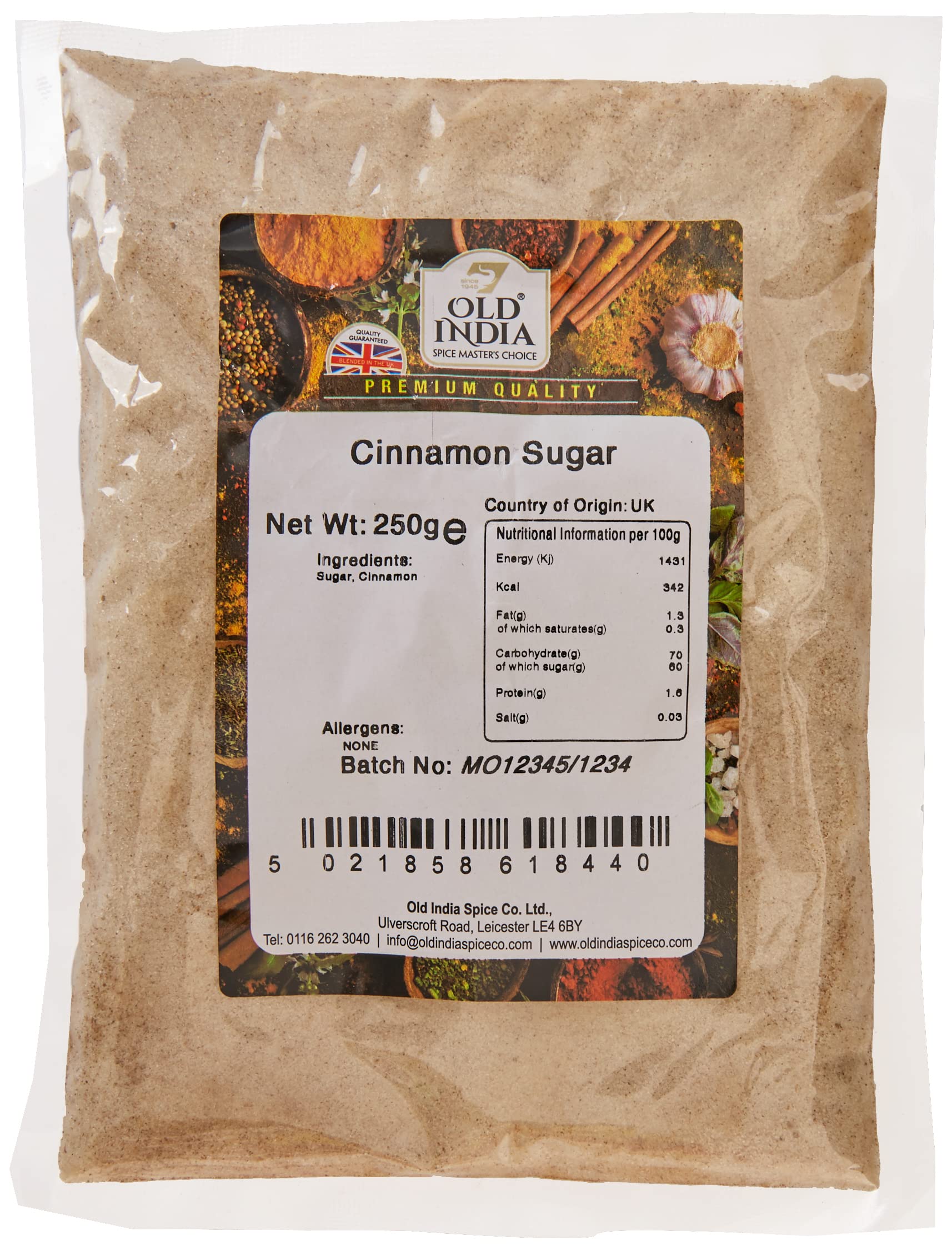 Old India Zimtzucker 250g