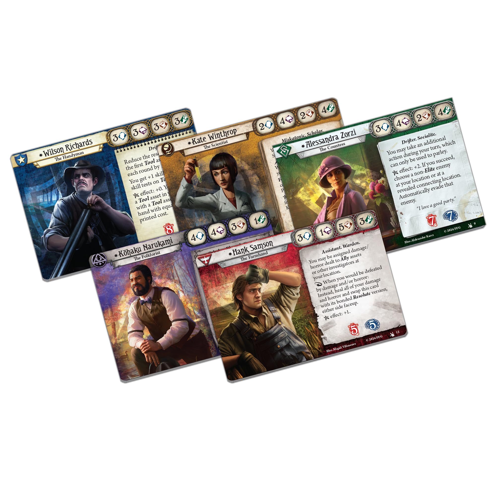 Fantasy Flight Games Arkham Horror: Das Fest von Hemlock Vale Ermittler-Erweiterung (FFGAHC76)