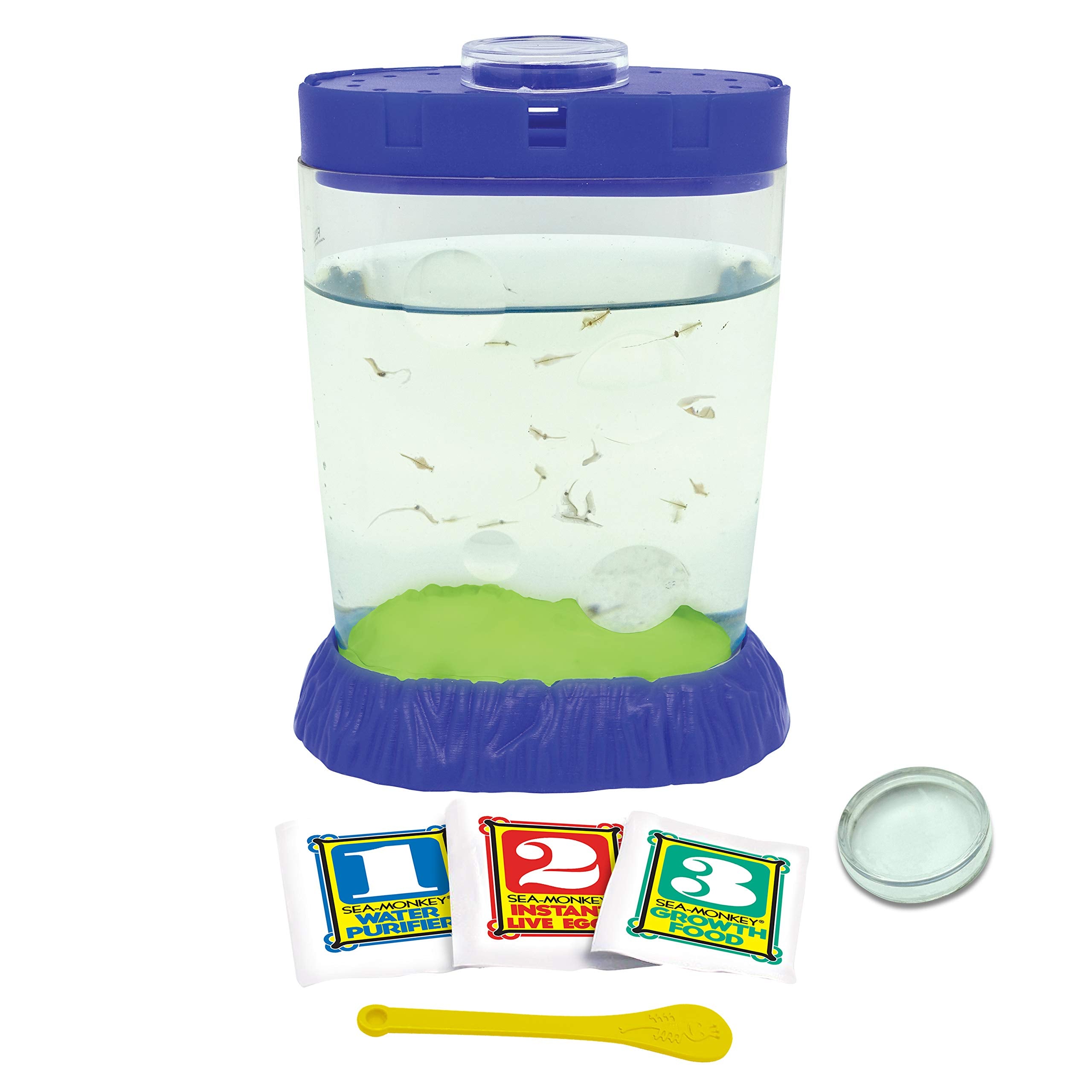Sea Monkeys Glow in the Dark Magiquarium – Pädagogisches Wissenschaftsset für Kinder ab 6 Jahren