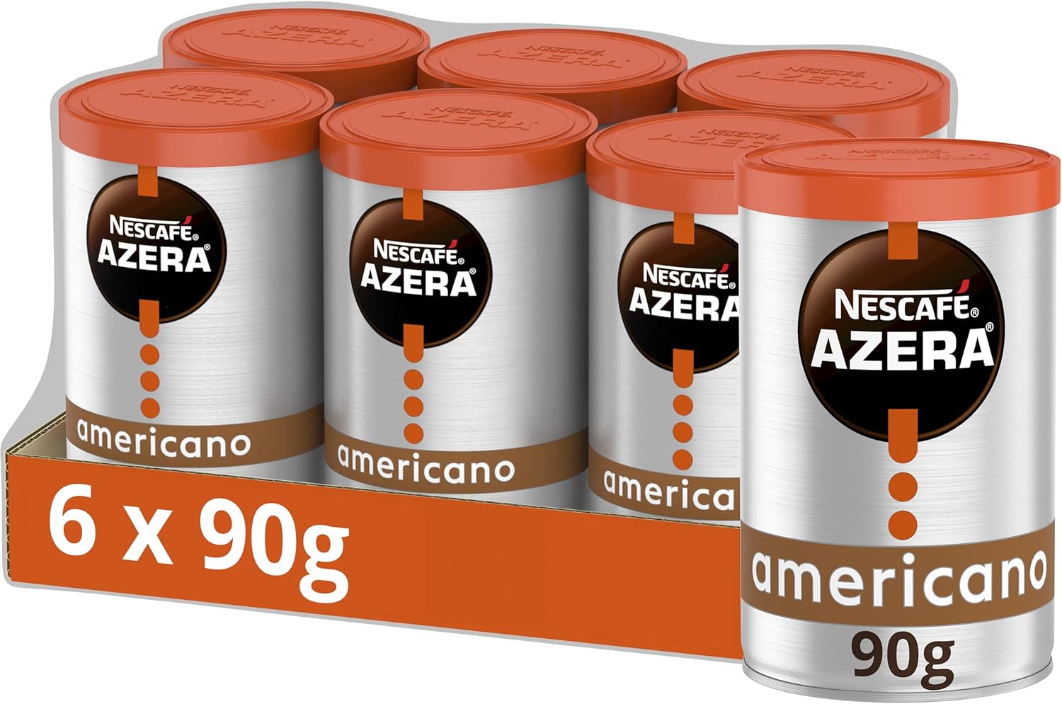 NESCAFÉ AZERA Americano Instantkaffee 90 g (6er-Pack)