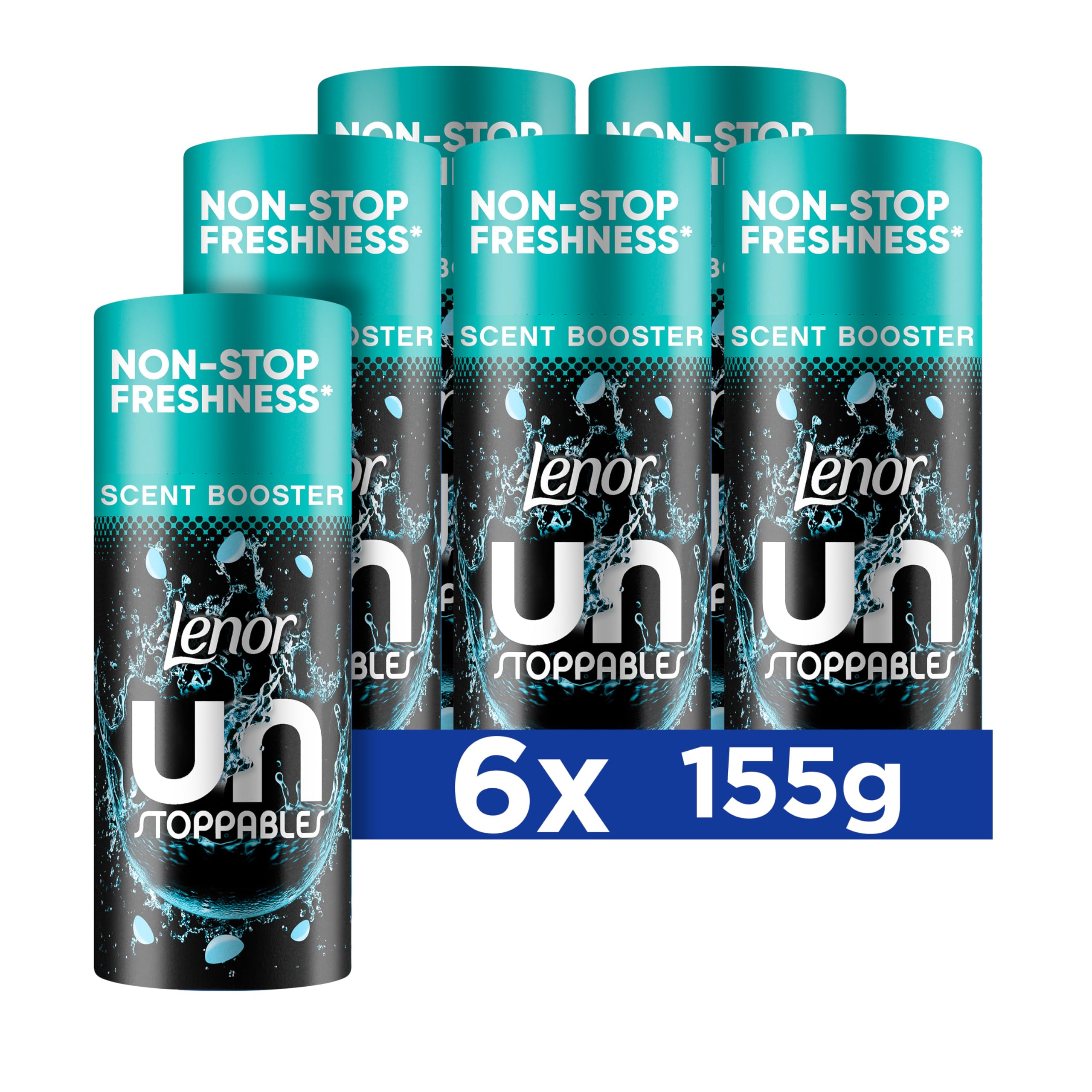Lenor – Unstoppables Frischeduft-Booster (6 Packungen x 155 g)
