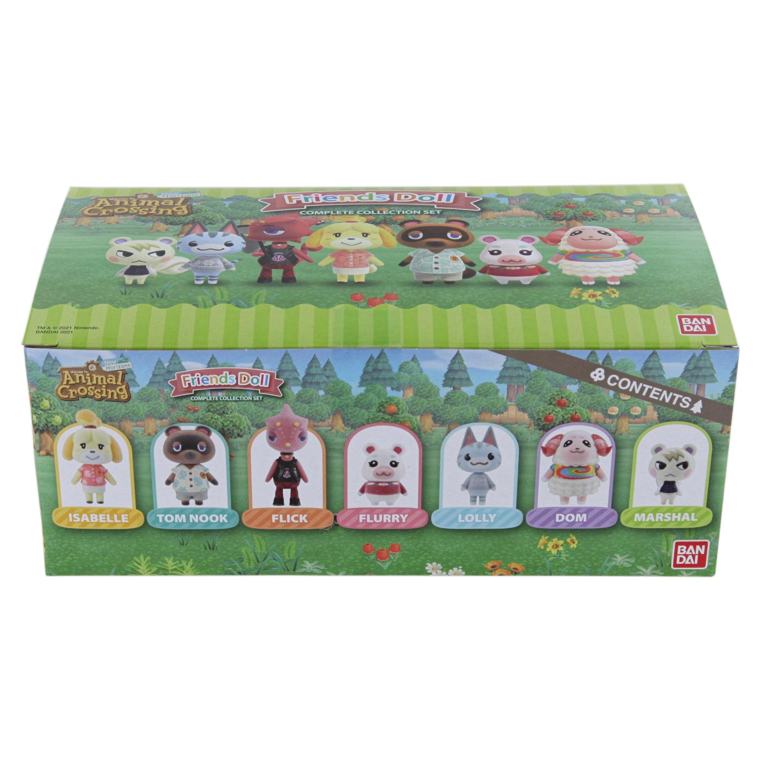 Animal Crossing: New Horizons – Bandai Shokugan Flocked Doll Collection Set