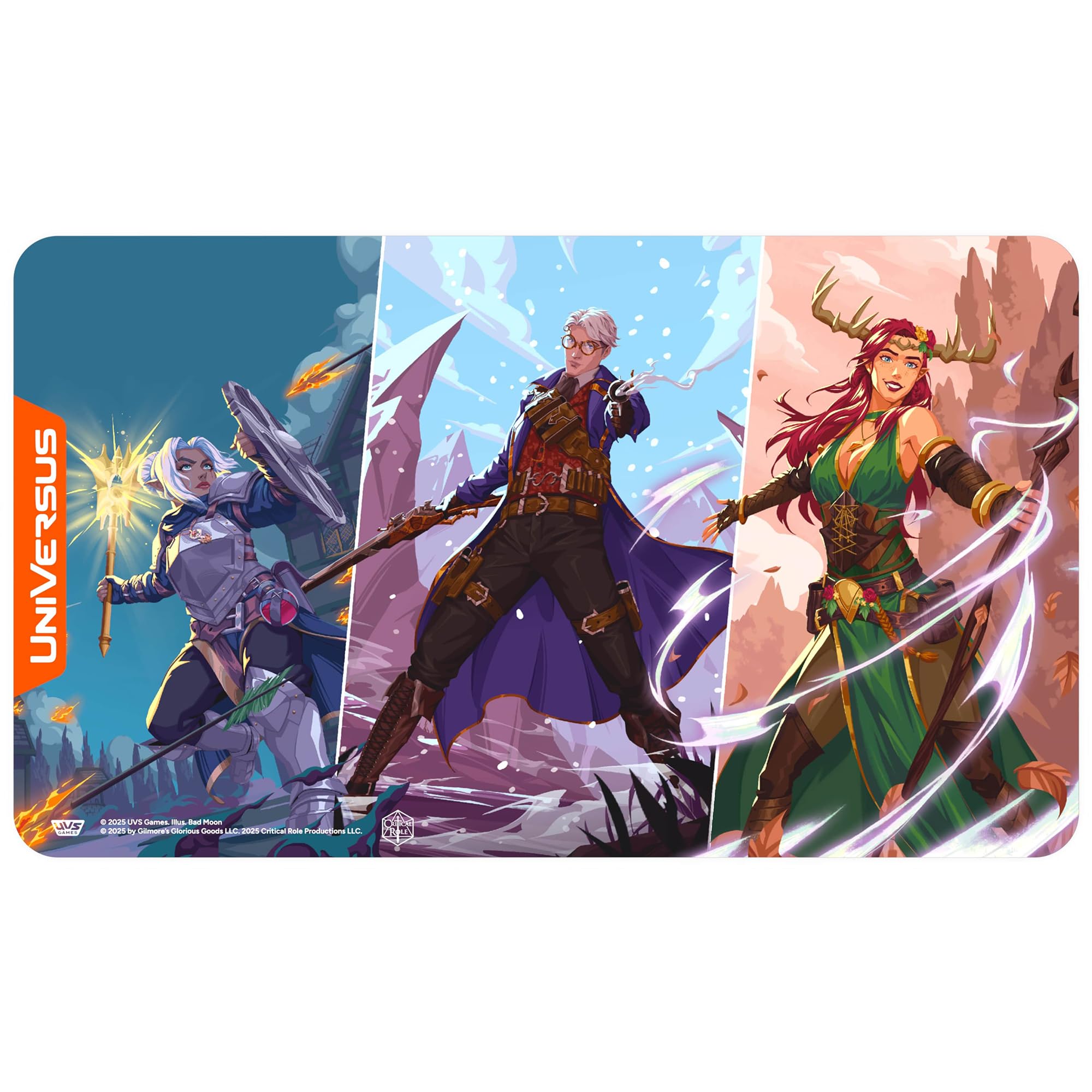 UniVersus Critical Role: Heroes of Exandria Spielmatte – Pike, Percival, Keyleth von Vox Machina