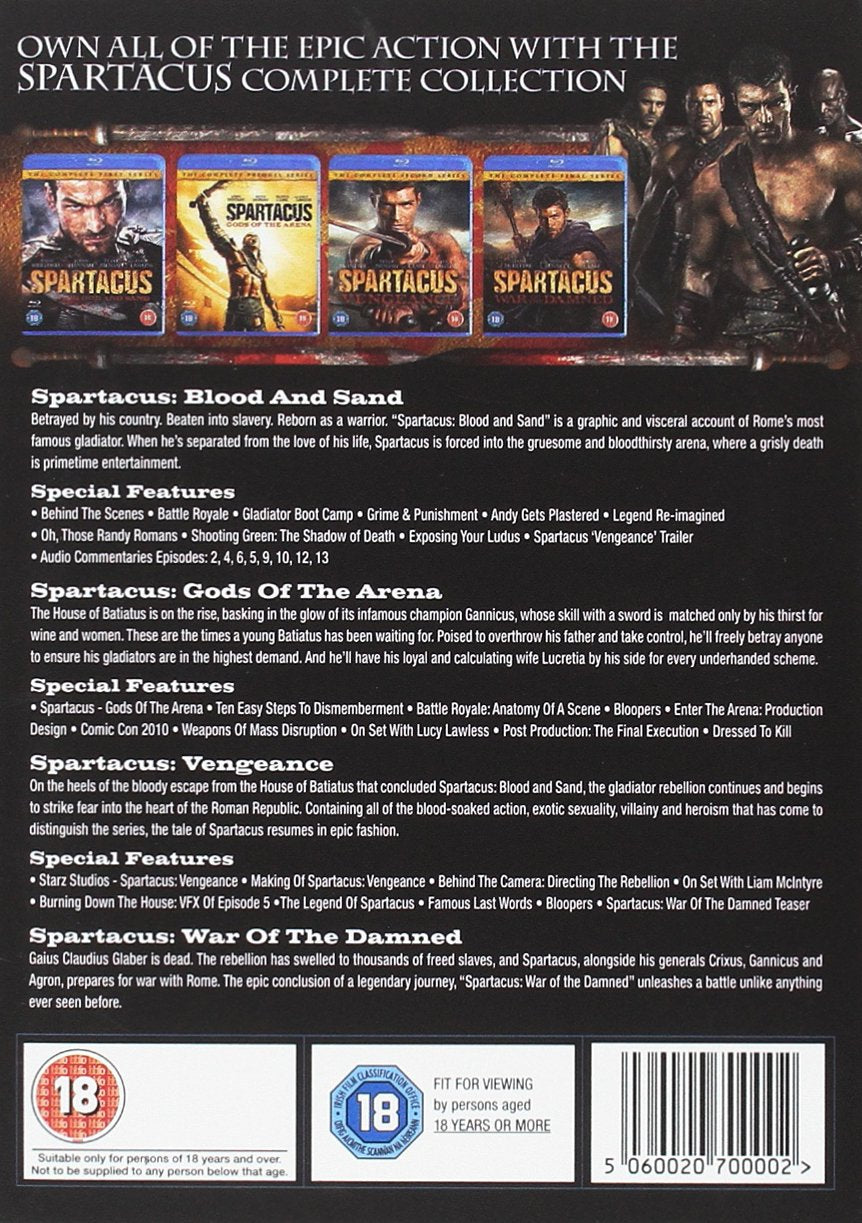 Spartacus: Die komplette Serie - DVD Slim Edition