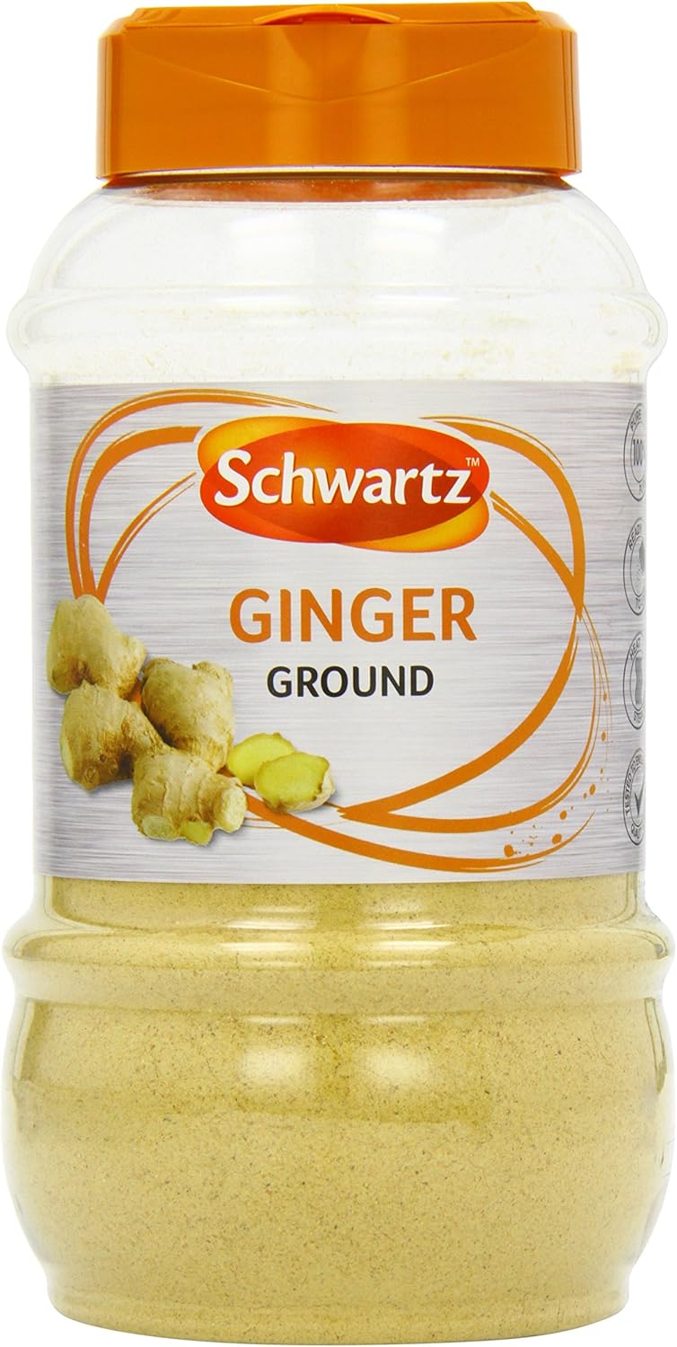 Schwartz Gemahlenes Ingwerpulver 310 g – Warmes aromatisches Gewürz für Currys, Backwaren und Marinaden