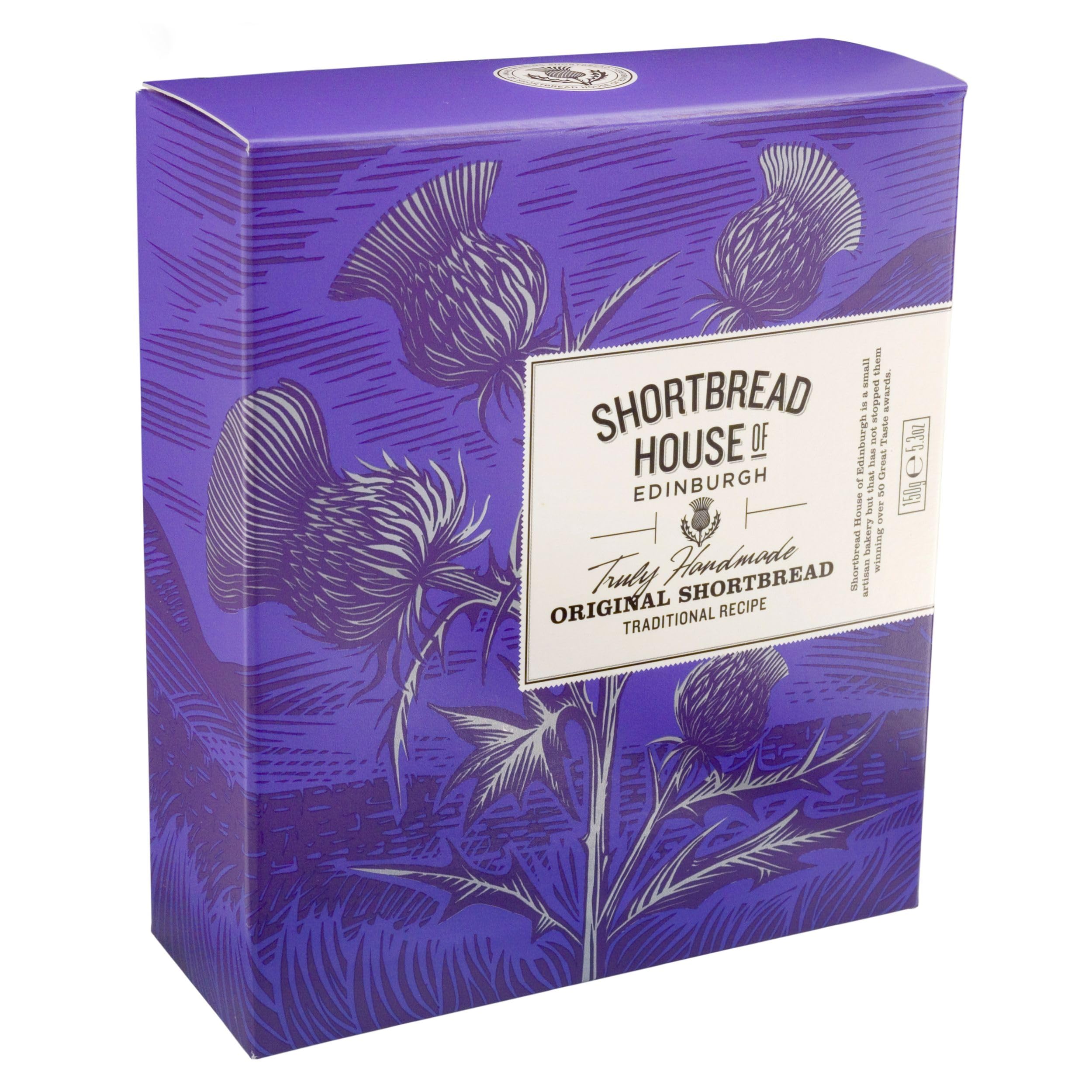 Shortbread House of Edinburgh Mini-Shortbread-Kekse, handgefertigt, schottisches Shortbread, 150 g