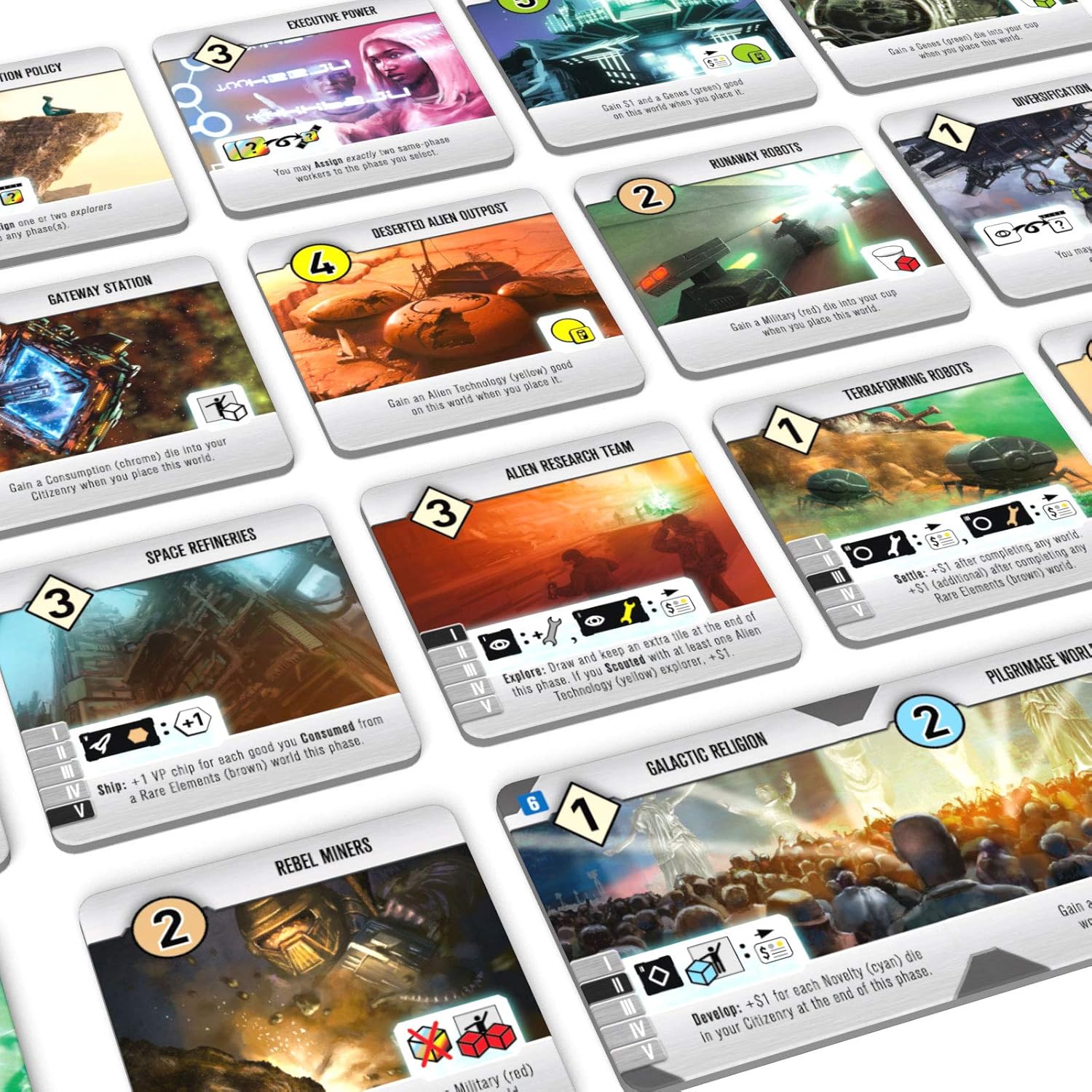 Rio Grande Games Roll for the Galaxy Würfel-Brettspiel
