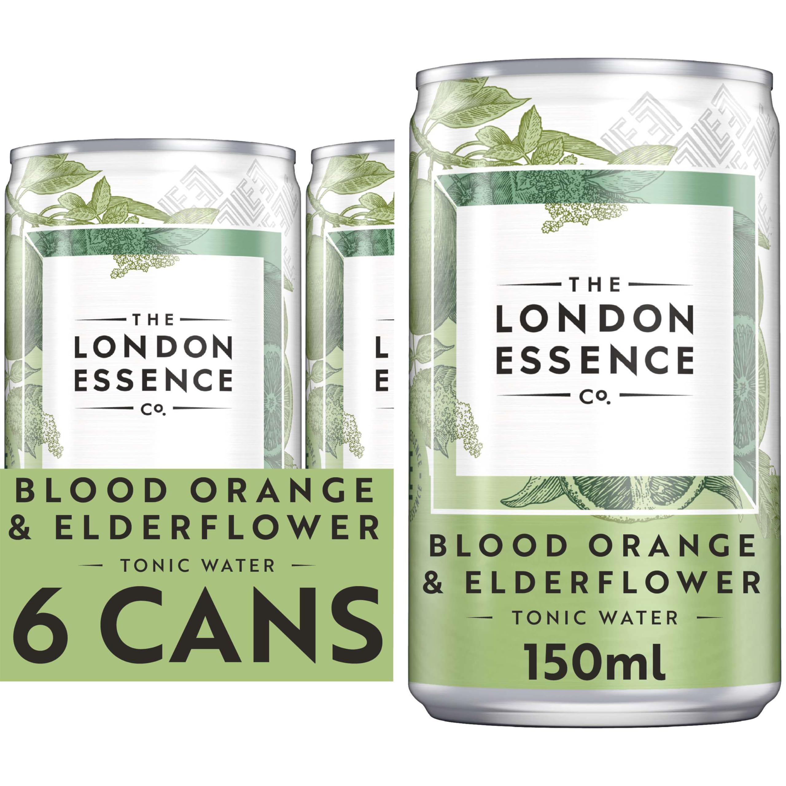 The London Essence Co. Blutorange & Holunderblüte Tonic Water – Premium Cocktail Mixer