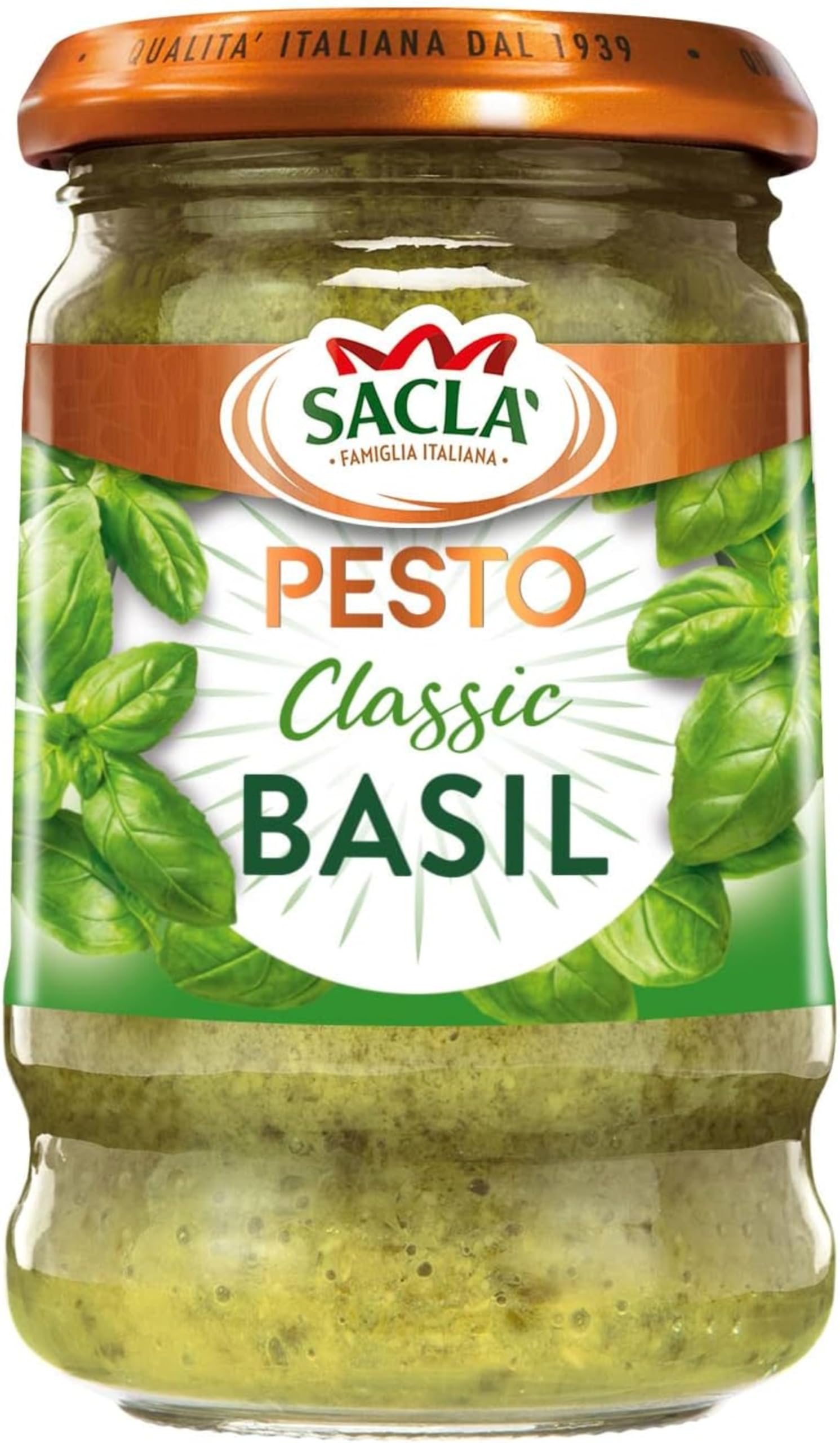 Saclà Klassisches Basilikumpesto - 190g