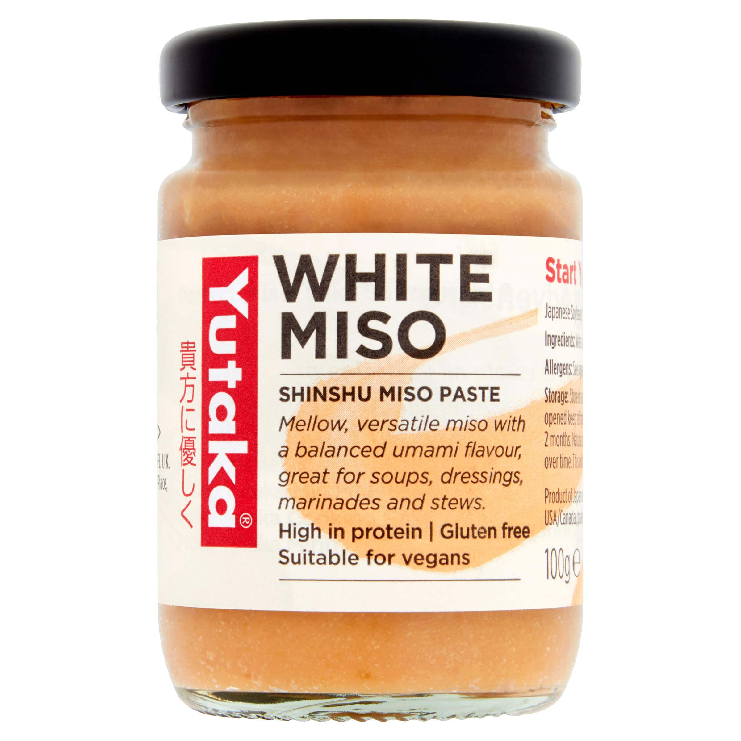 Yutaka Weiße Miso-Paste 100 g – Shinshu Miso mit mildem Umami-Geschmack