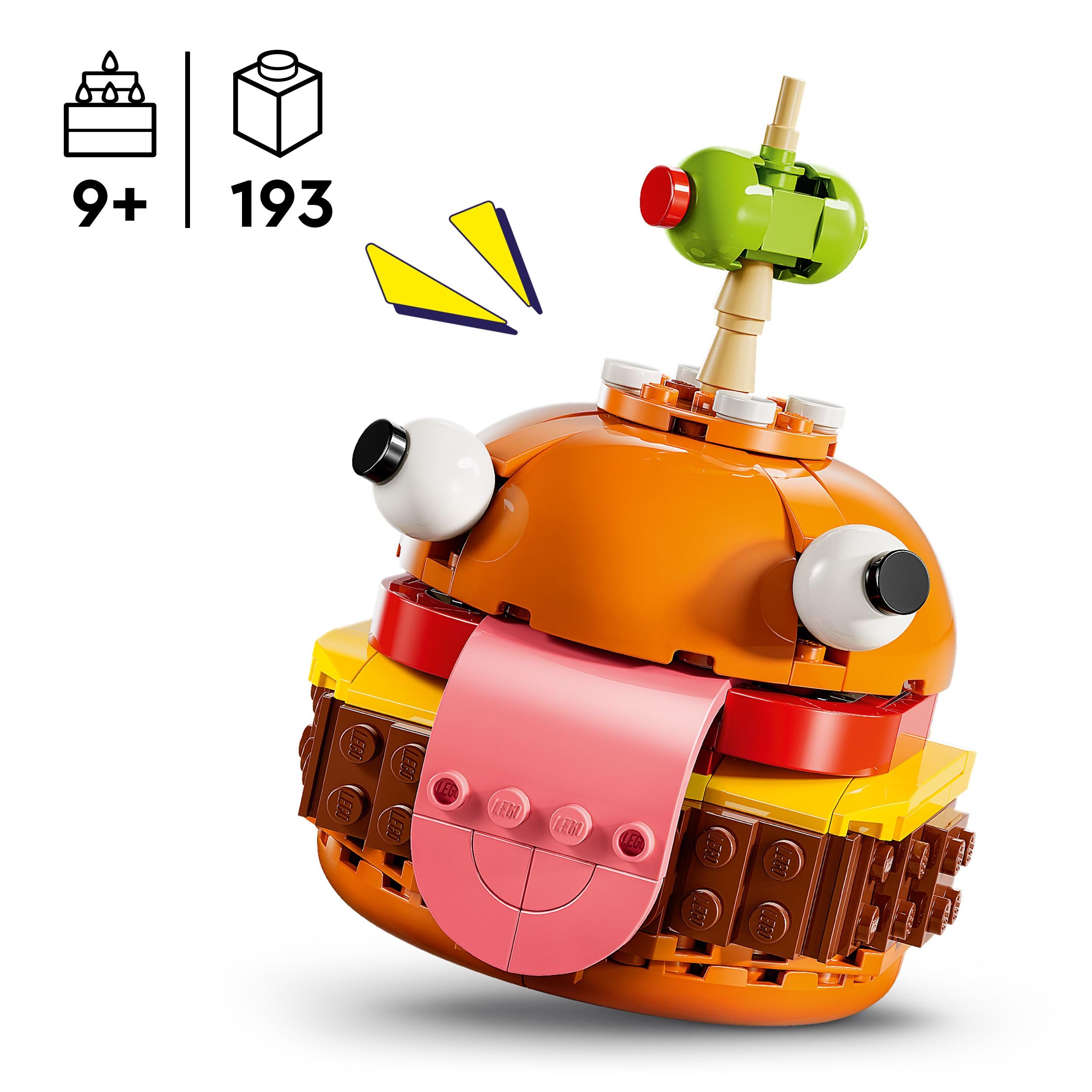 LEGO Fortnite Durrr Burger Bauset 77070 – Videospiel-Charaktermodell zum Sammeln für Kinder ab 9 Jahren