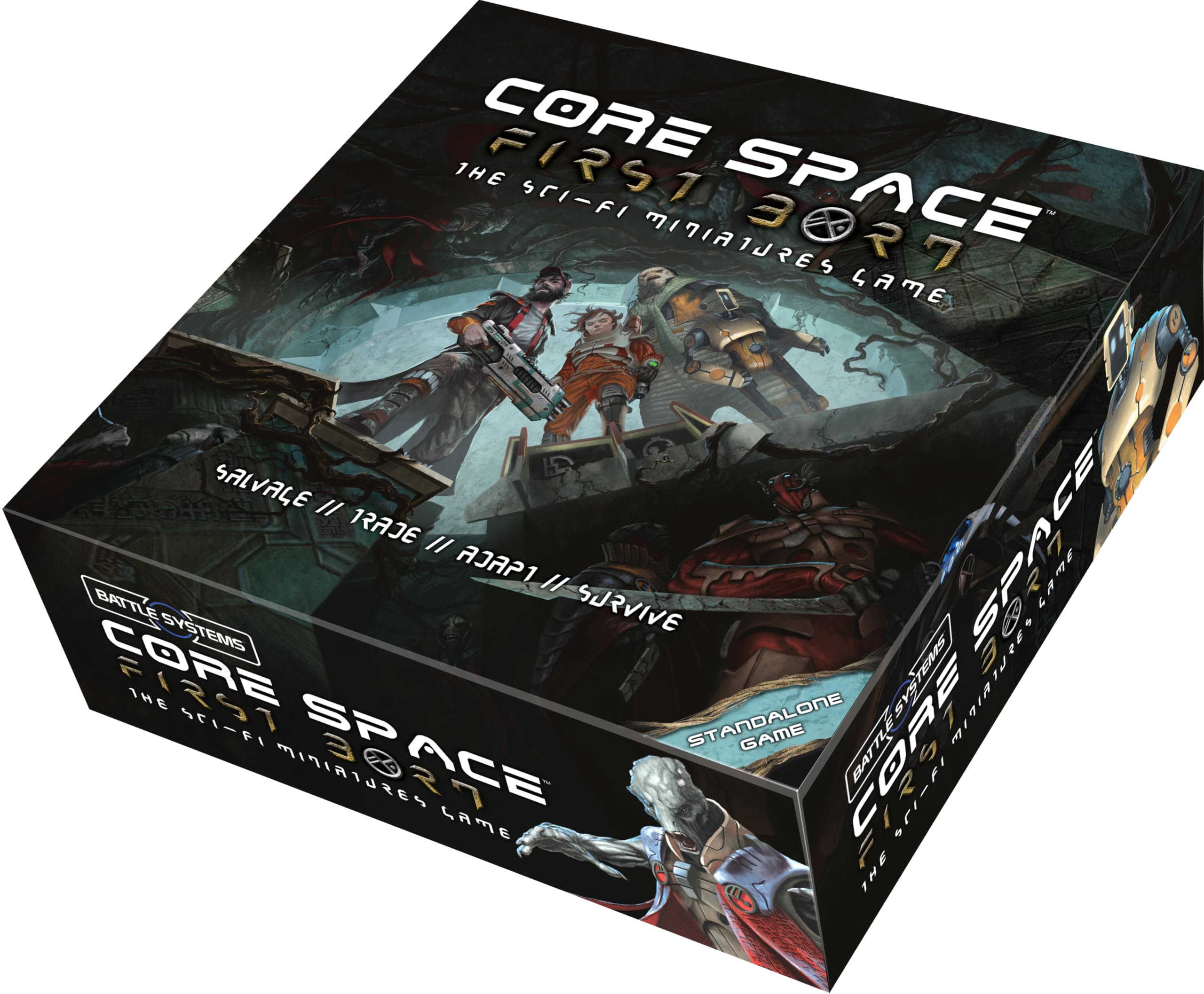 Battle Systems Core Space: First Born – Sci-Fi Miniatures Brettspiel-Starterset