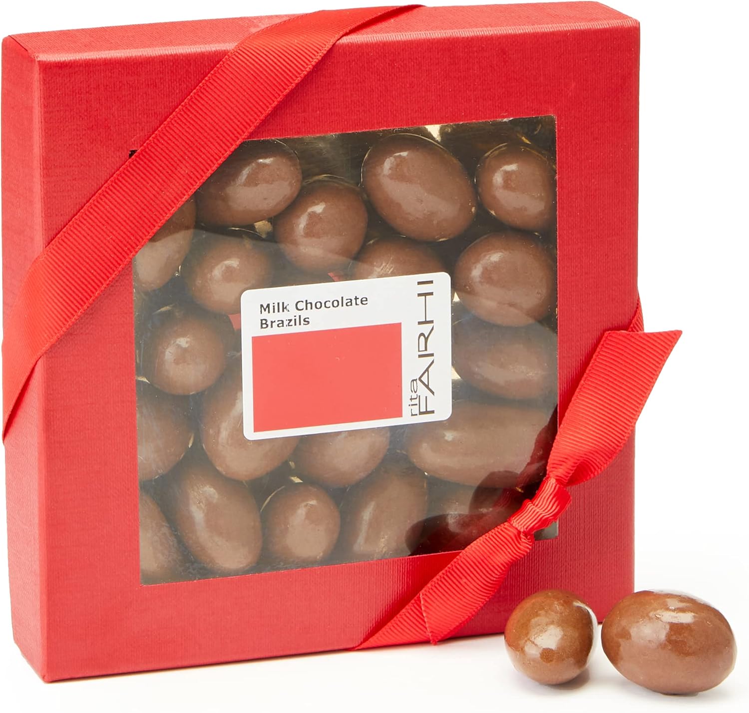 Rita Farhi Paranüsse mit Milchschokoladeüberzug in Geschenkbox, 210 g