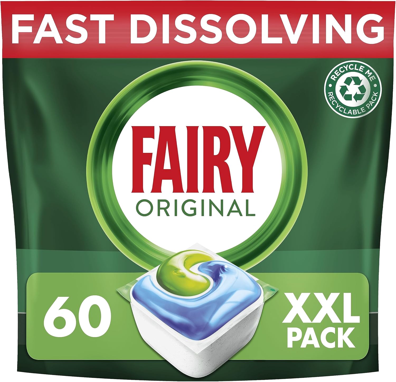 Fairy - Original All-In-1 Geschirrspültabs (60 Kapseln)