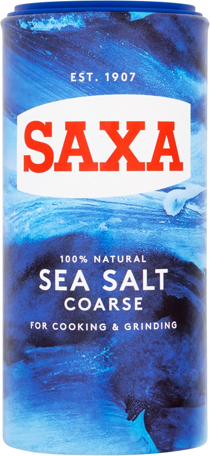 Saxa Meersalz, grob, zum Kochen und Mahlen, 350 g Fass