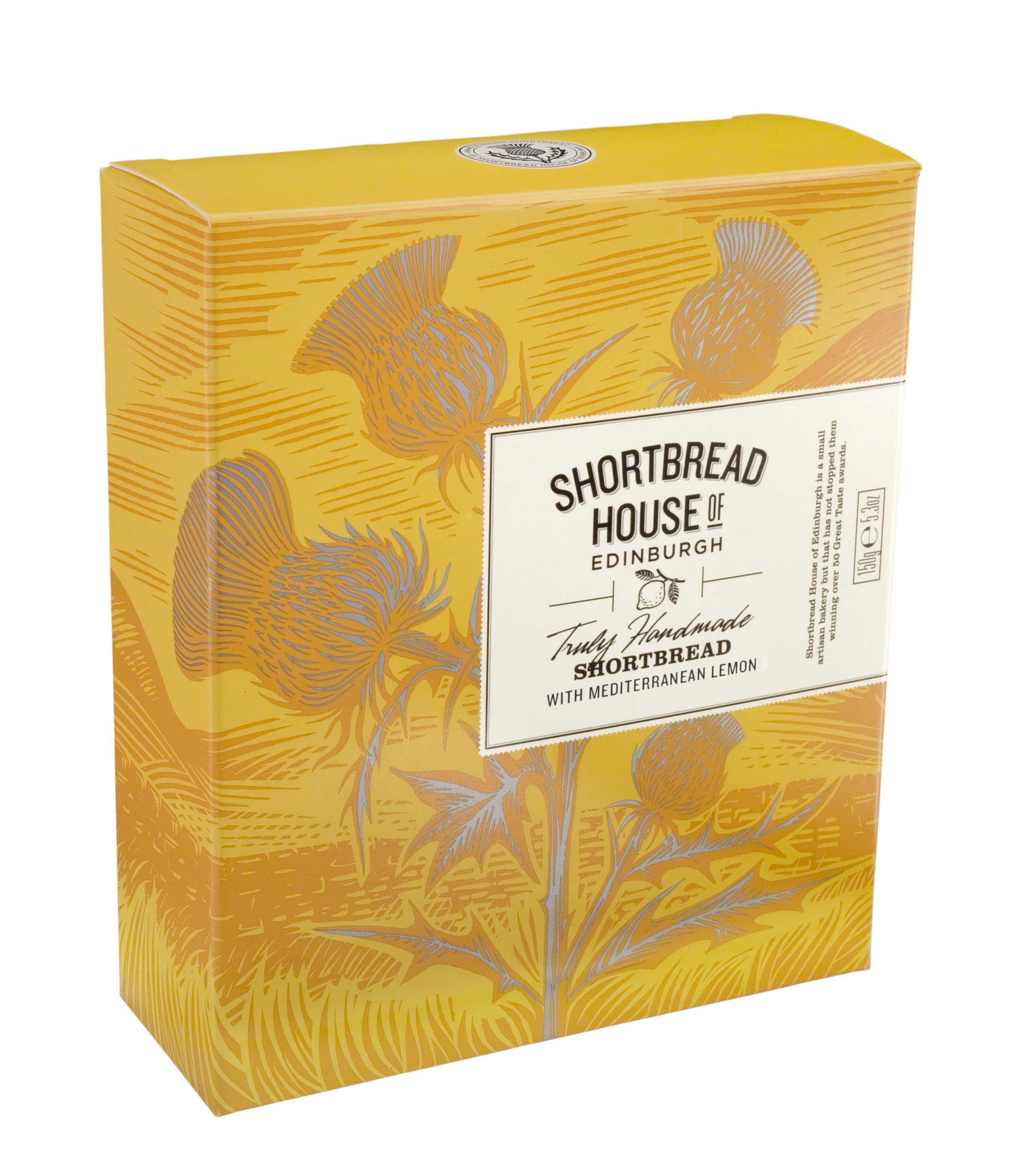 Shortbread House of Edinburgh Handgemachte Mini-Shortbread-Kekse mit sizilianischer Zitrone