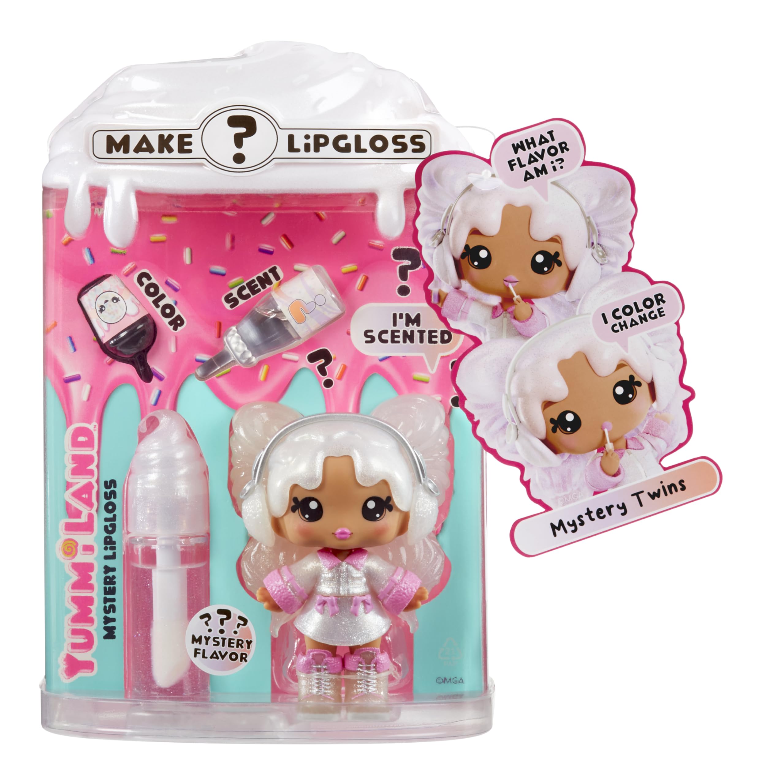 Yummiland Lipgloss-Puppe – DIY-Lipgloss-Set mit duftender Figur und individuell gestaltbarer Mode – ab 3 Jahren