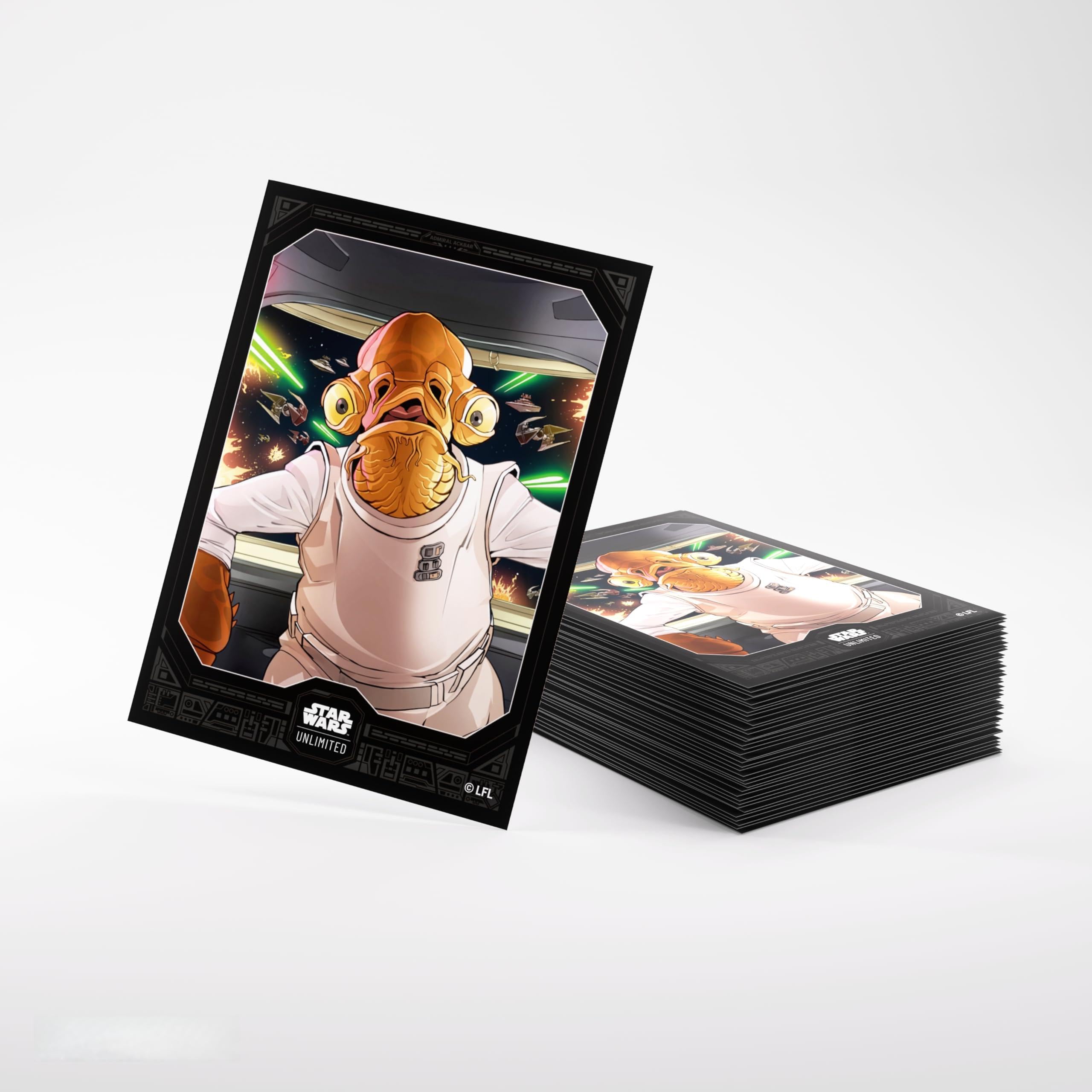 Gamegenic Star Wars: Unbegrenztes Kartenspiel Admiral Ackbar Art Sleeves