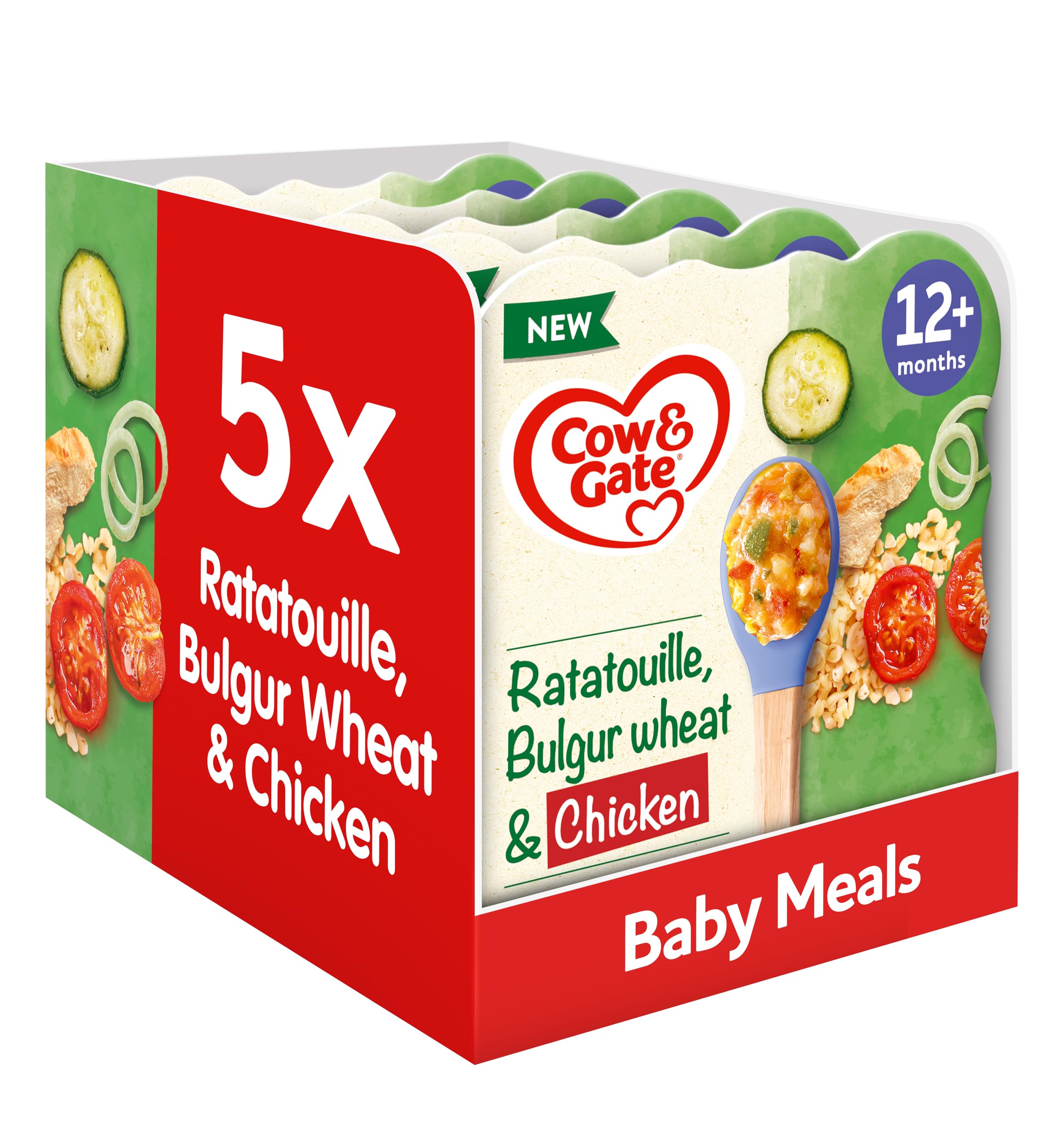 Cow & Gate Ratatouille Bulgur Weizen & Huhn Babynahrung, 230 g