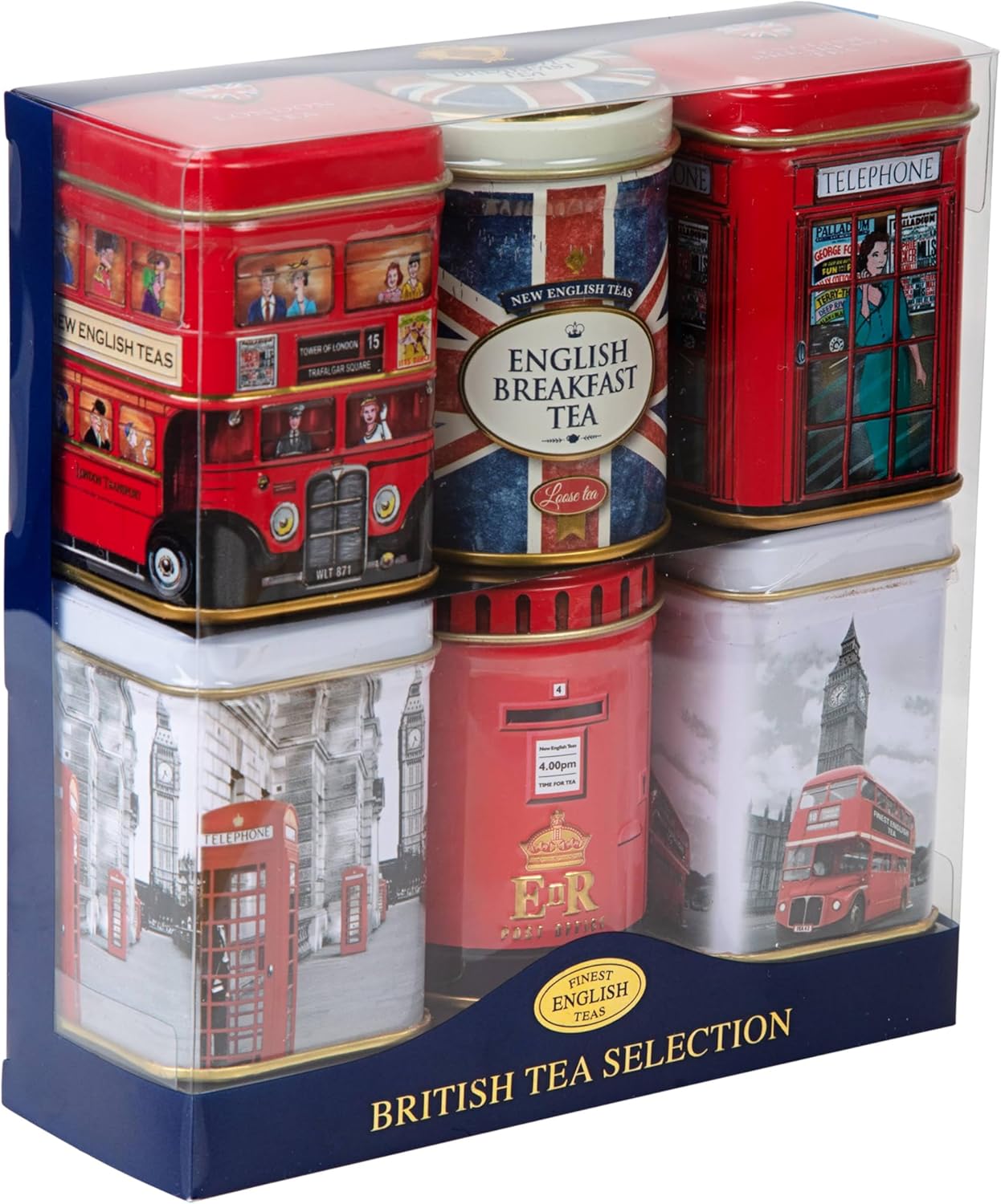 Neue Englische Tees - Britische Mini-Tinten-Teeauswahl 140 g