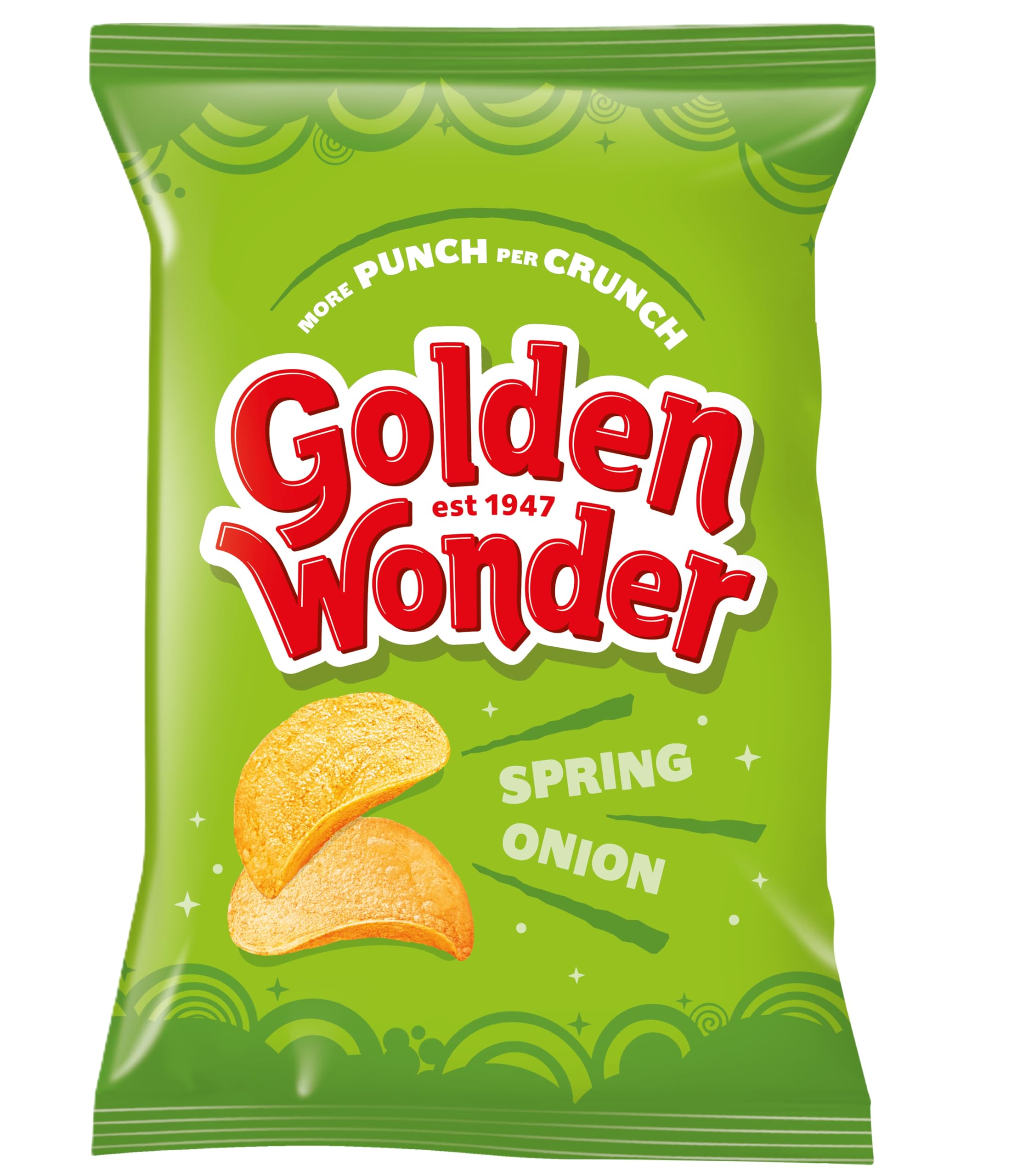 Golden Wonder Frühlingszwiebelchips - Multipack mit 32 x 32,5 g
