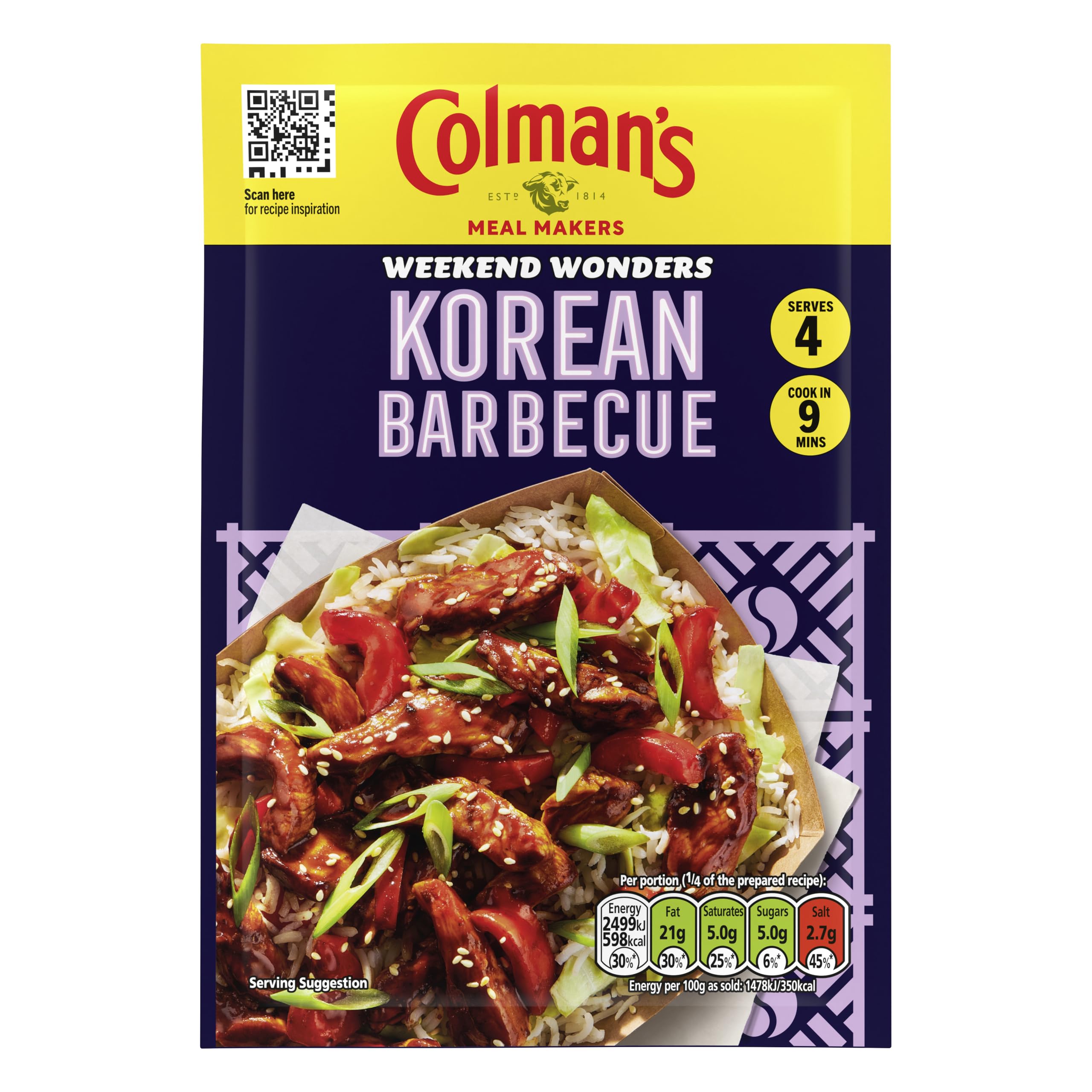 Colman's Weekend Wonders Koreanisches Barbecue-Rezept