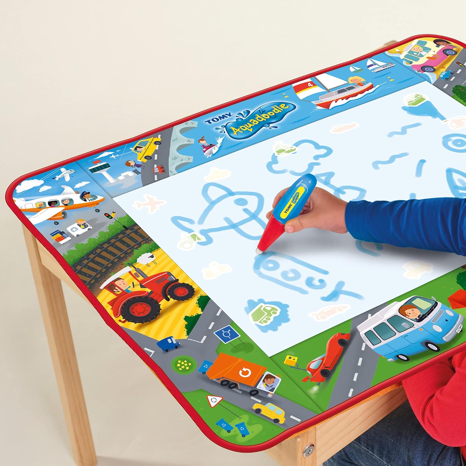 Aquadoodle Vehicle Adventure Doodle Mat - Mess-Free Water Drawing Toy for Toddlers