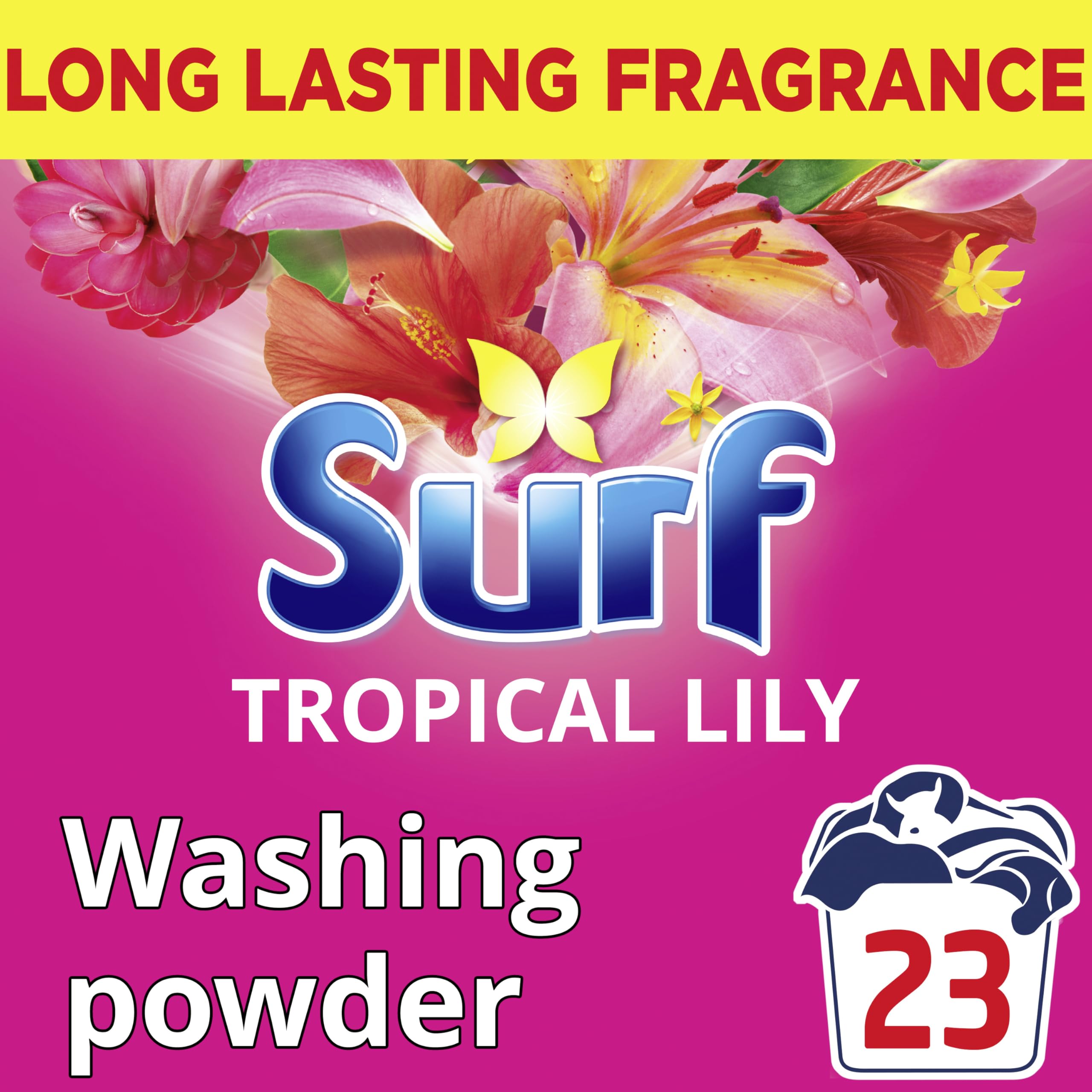 Surf Tropical Lily Waschpulver (1,15 kg) – Bio-Waschmittel mit langanhaltendem Duft
