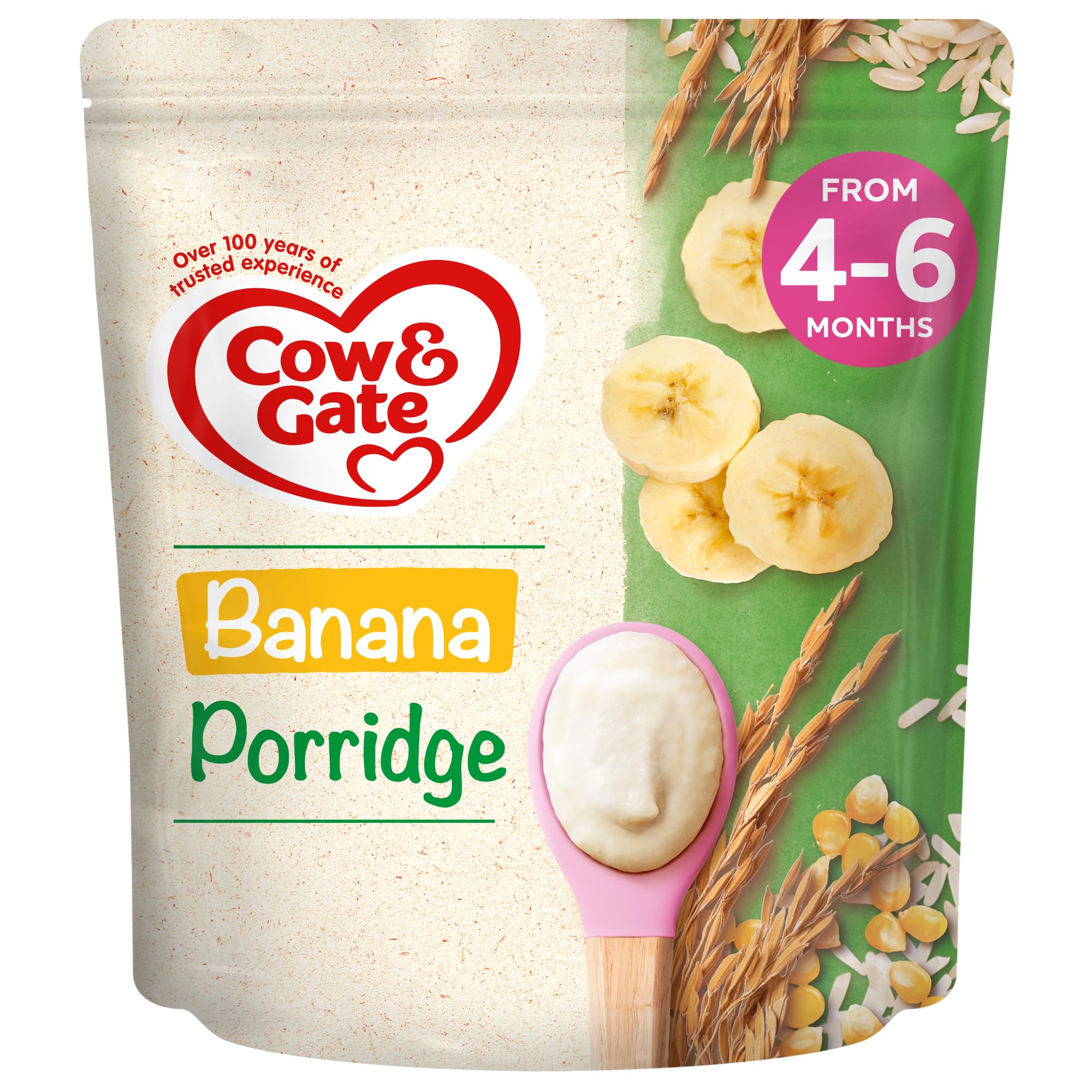 Cow & Gate Bananenbrei Babybrei für 4–6+ Monate – 125 g
