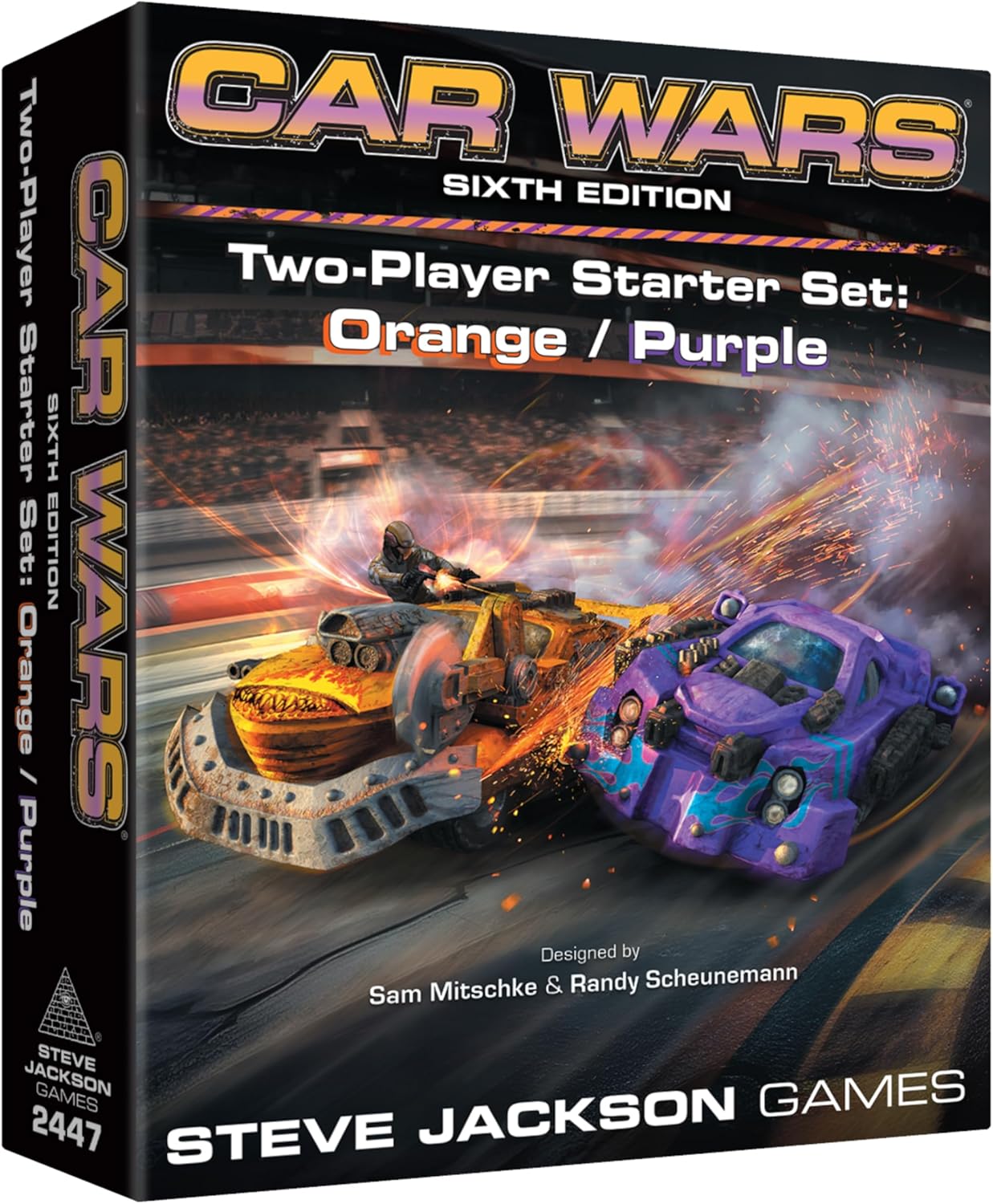 Steve Jackson Games Car Wars 2-Spieler-Starterset, Orange/Lila, 6. Edition