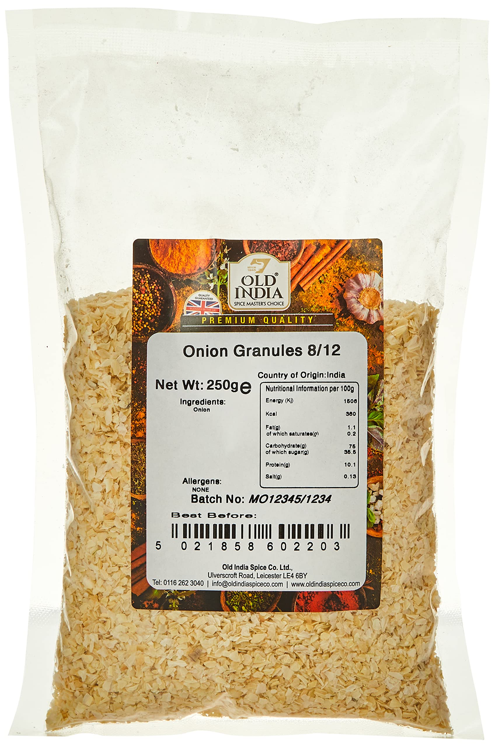 Old India Zwiebelgranulat 8/12 250g