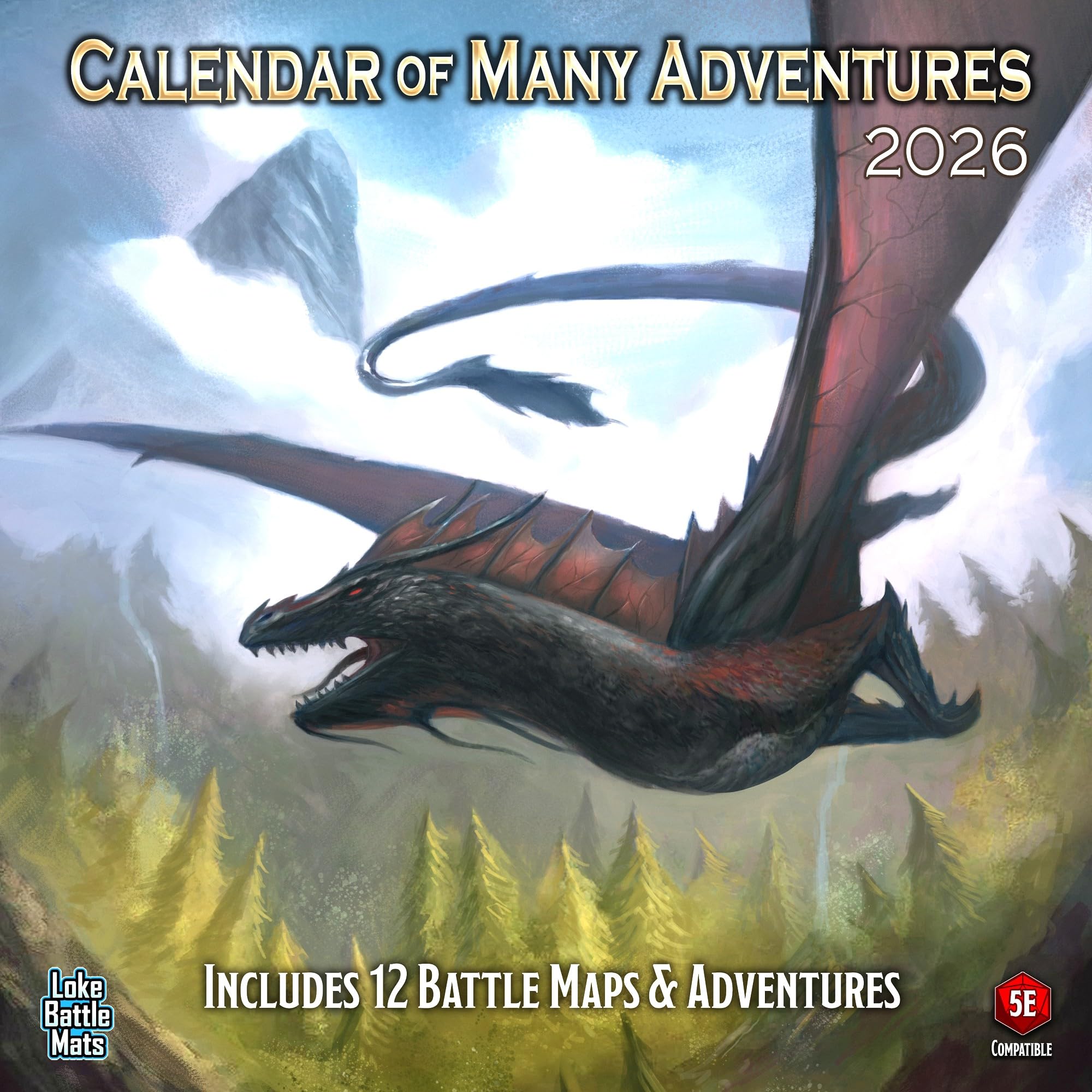Loke Battlemats Kalender der vielen Abenteuer 2026
