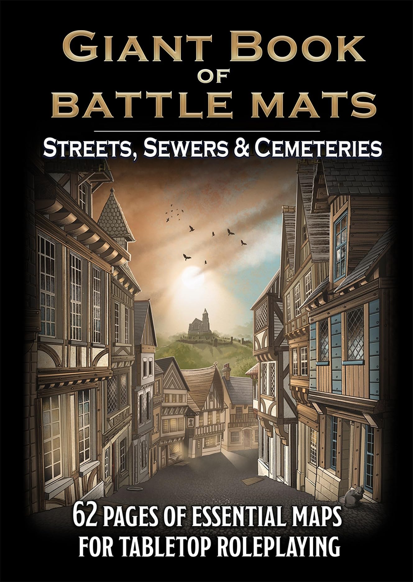 Loke BattleMats Großes Buch der Battle Mats – Straßen, Abwasserkanäle und Friedhöfe