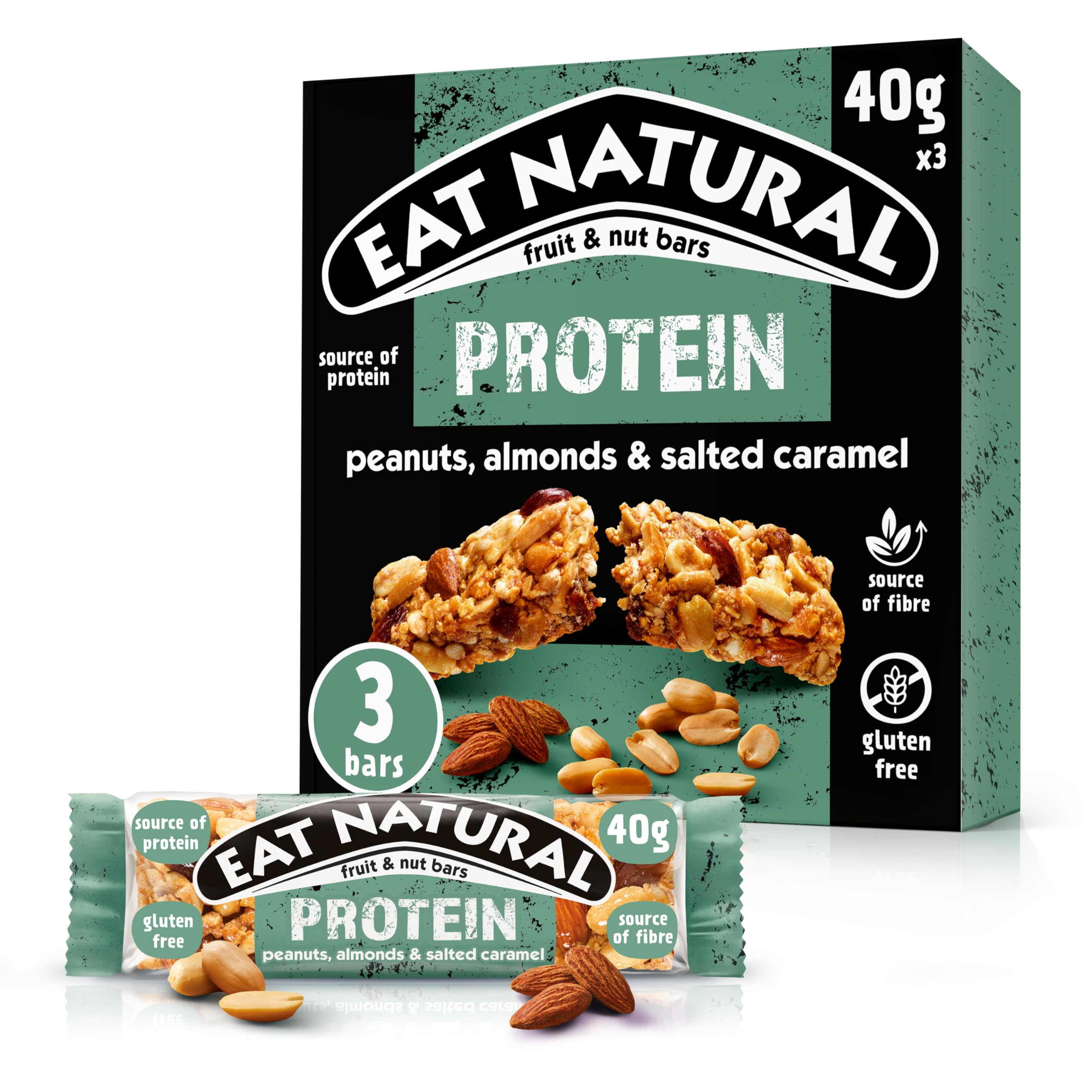 Eat Natural Energy Proteinriegel mit gesalzenem Karamellkeks, 120 g