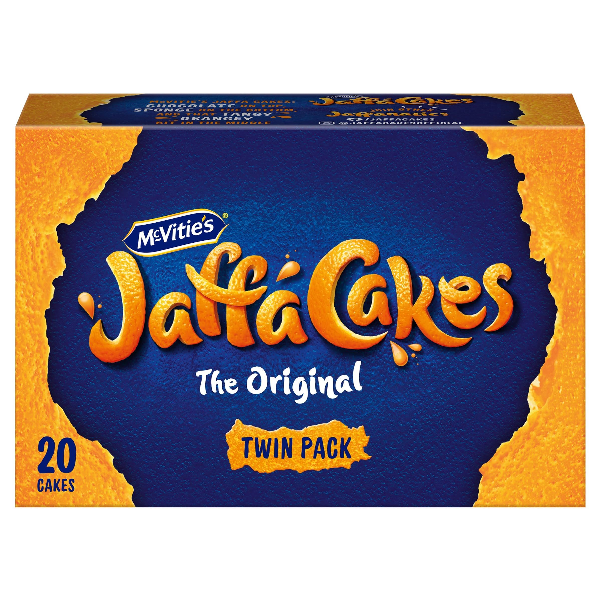 McVitie's Jaffa Cakes Original Schokoladenkekse Doppelpack 2 x 10 Stück