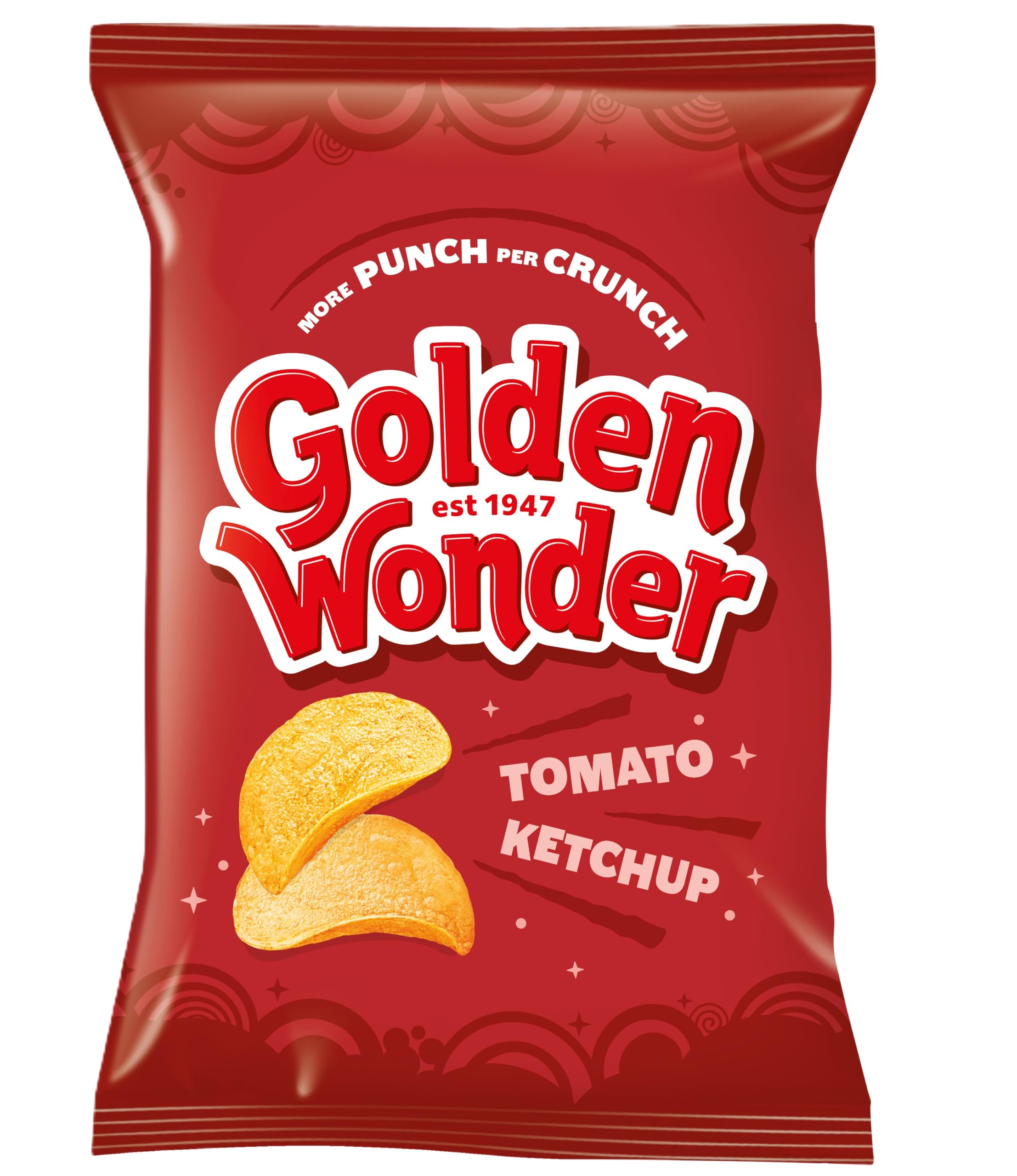 Golden Wonder Tomaten-Ketchup-Chips, 32,5 g (32er-Packung)