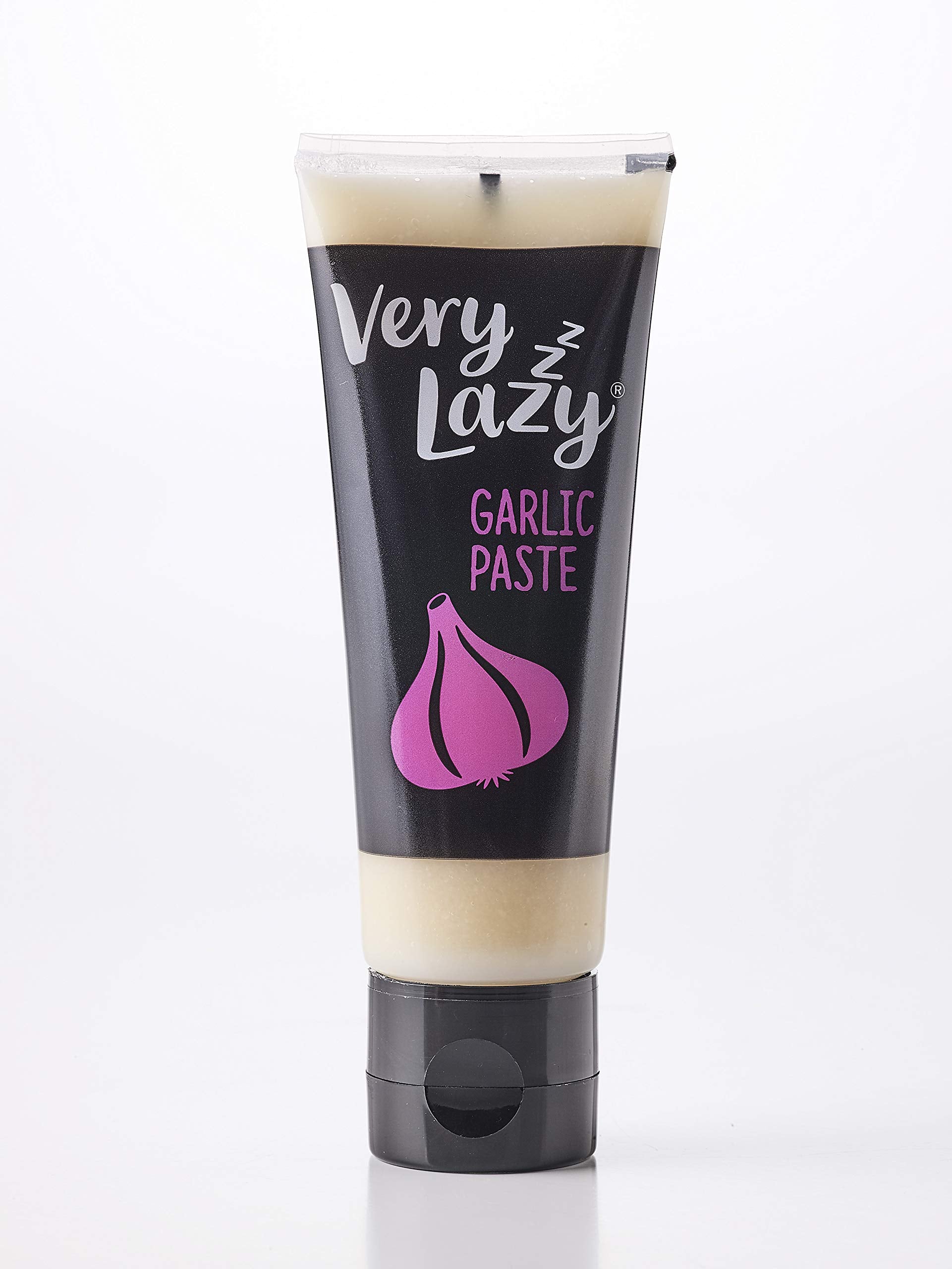 Very Lazy Knoblauchpaste Tube – 75 g | Kein Schälen erforderlich, glattes Knoblauchpüree zum Kochen