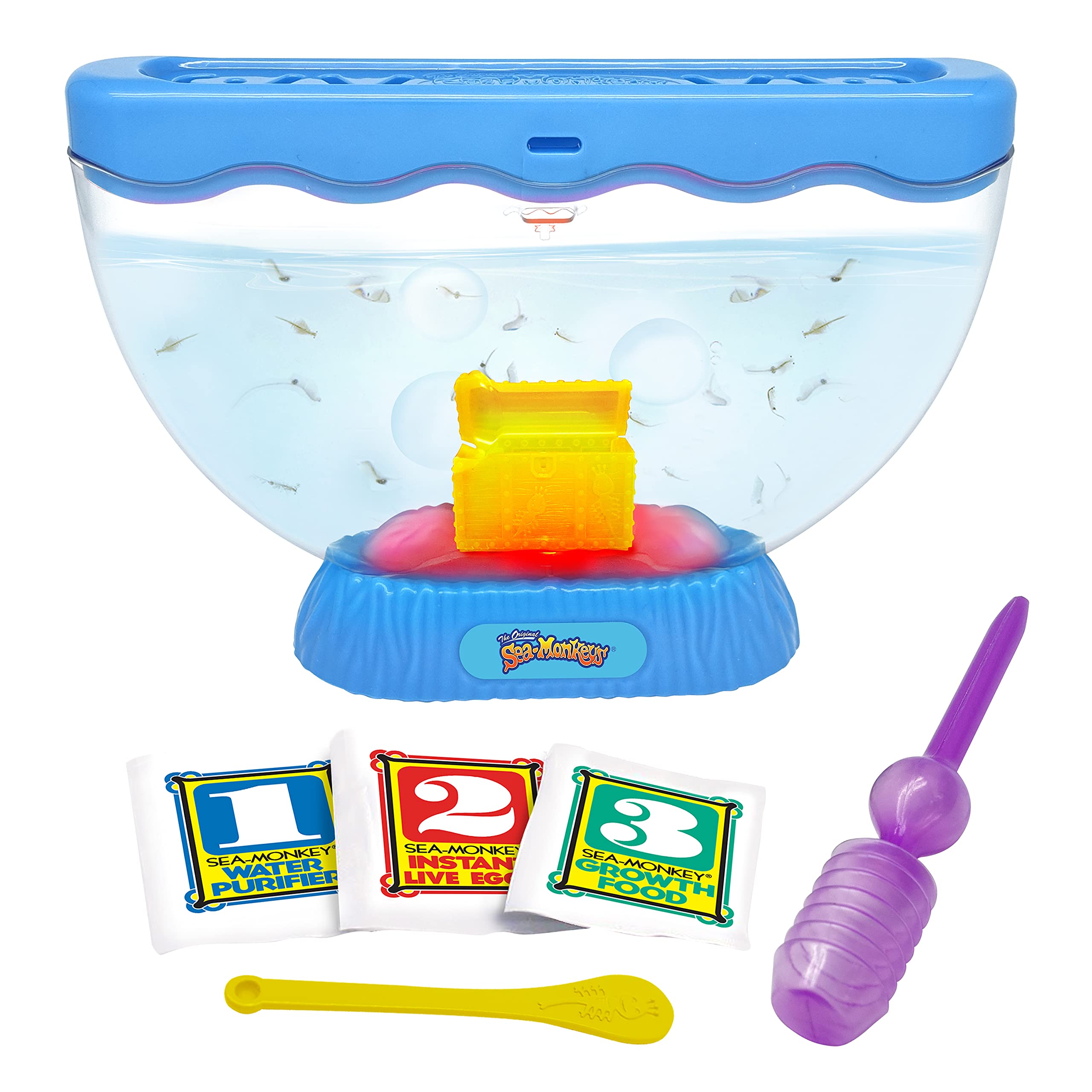 Sea Monkeys Ocean Treasure Aquarium – Pädagogisches Wissenschaftsset für Kinder ab 6 Jahren